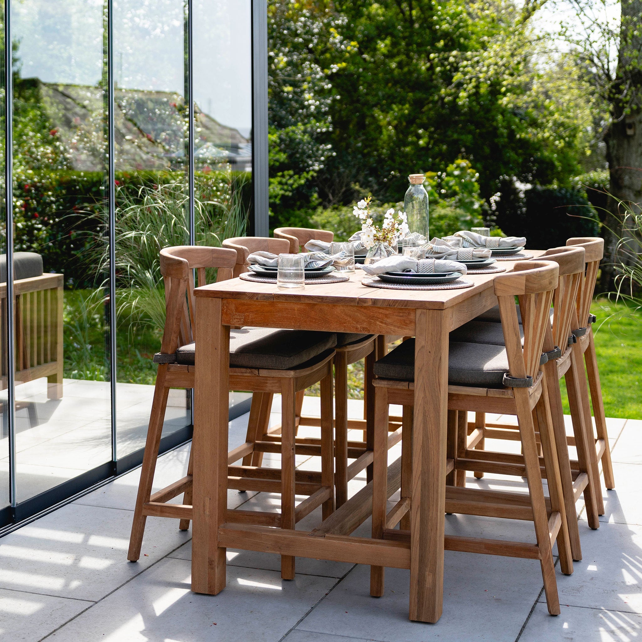 Outdoor Bar Tables + Stools
