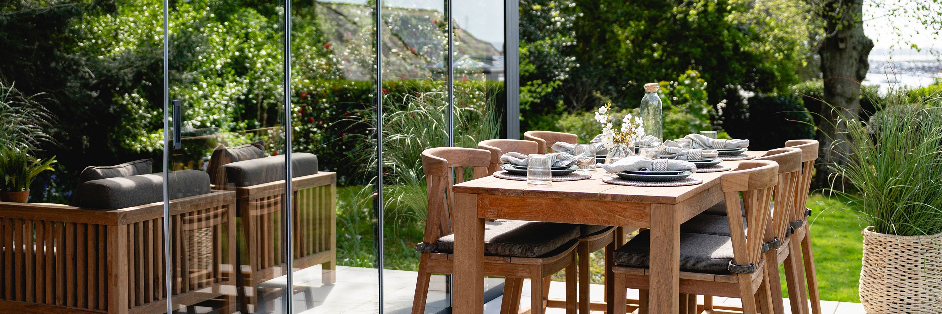 Outdoor Bar Tables + Stools
