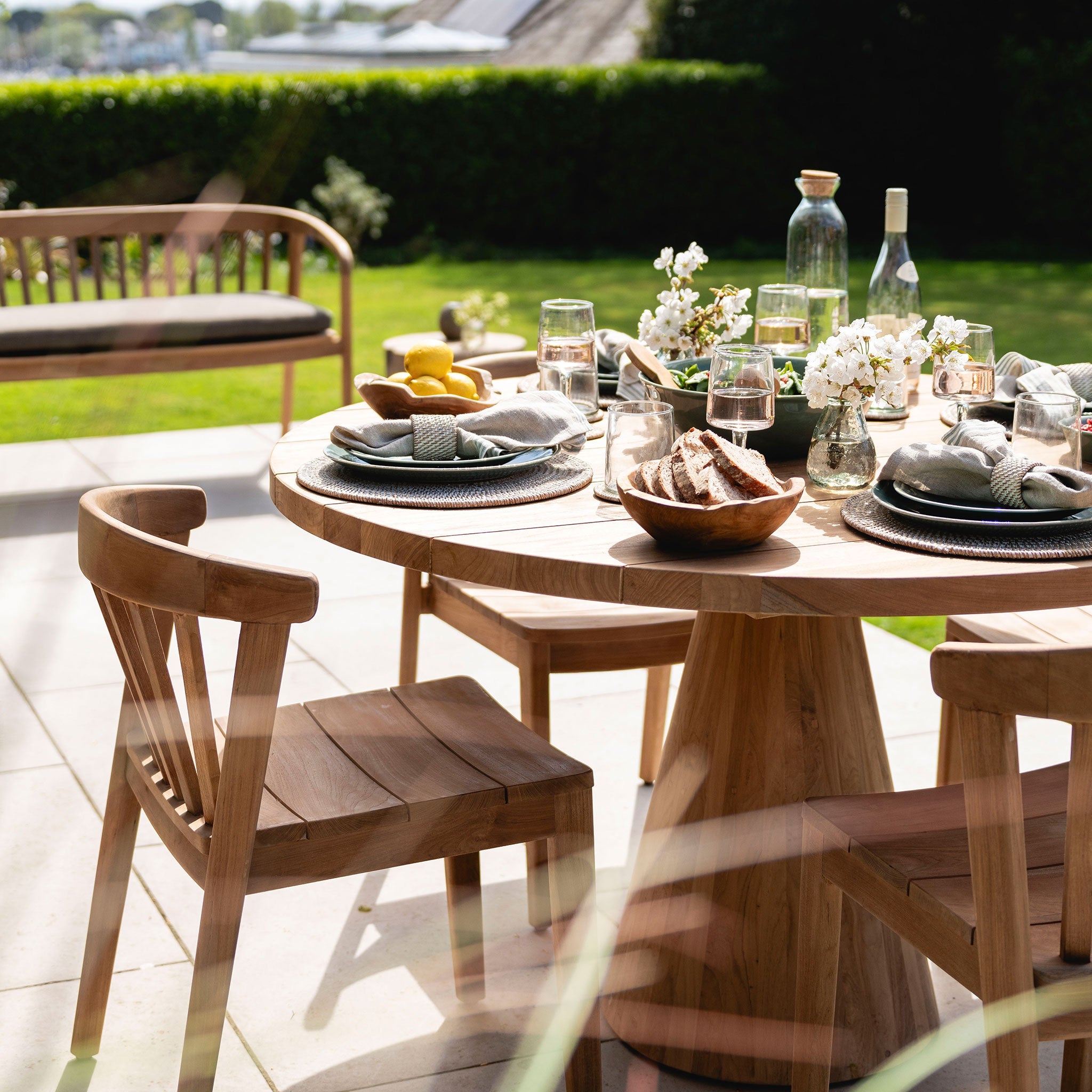 Outdoor Dining Tables + Seating
