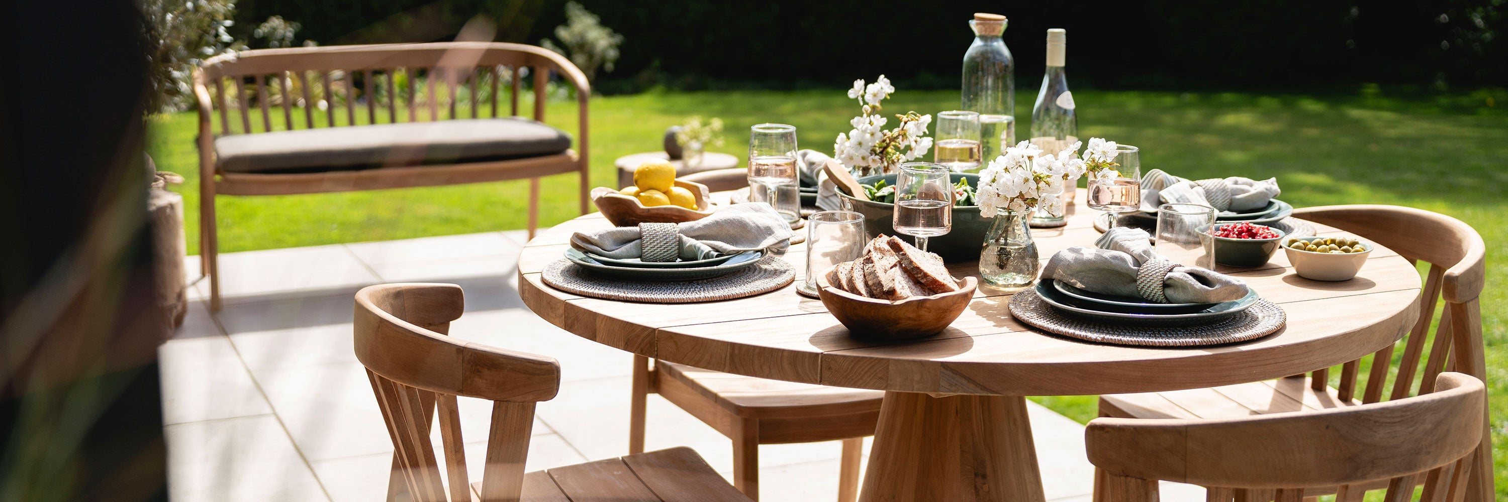Outdoor Dining Tables + Chairs