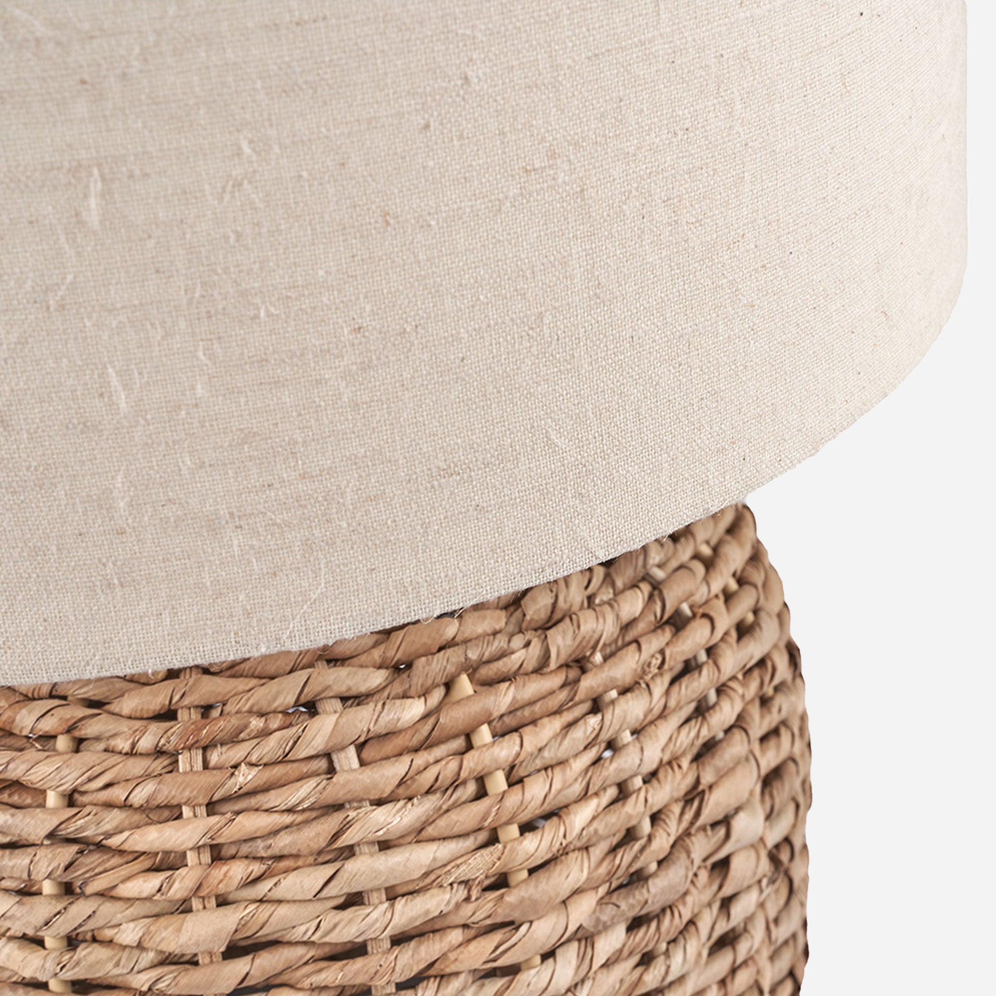 Acer Natural Woven Small Table Lamp