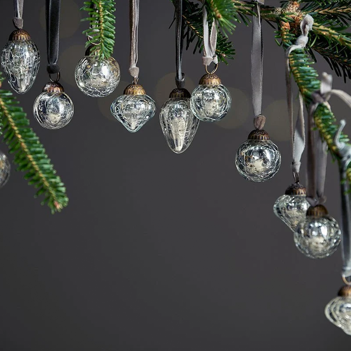 Adisa Bauble Jar - Antique Silver (Set of 16)