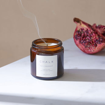 Amber Jar Candle - Black Pomegranate