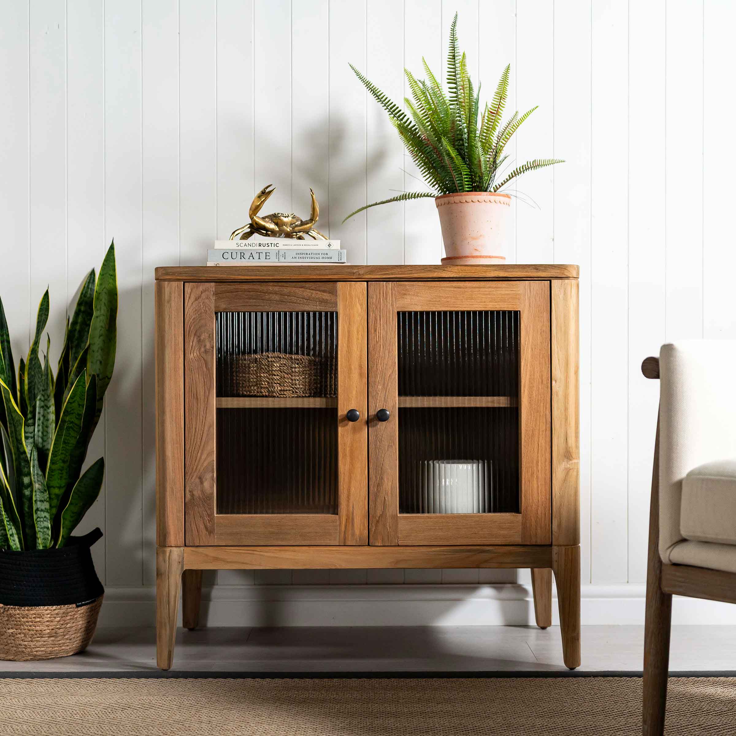 Arch Glass Cabinet | 2 Doors