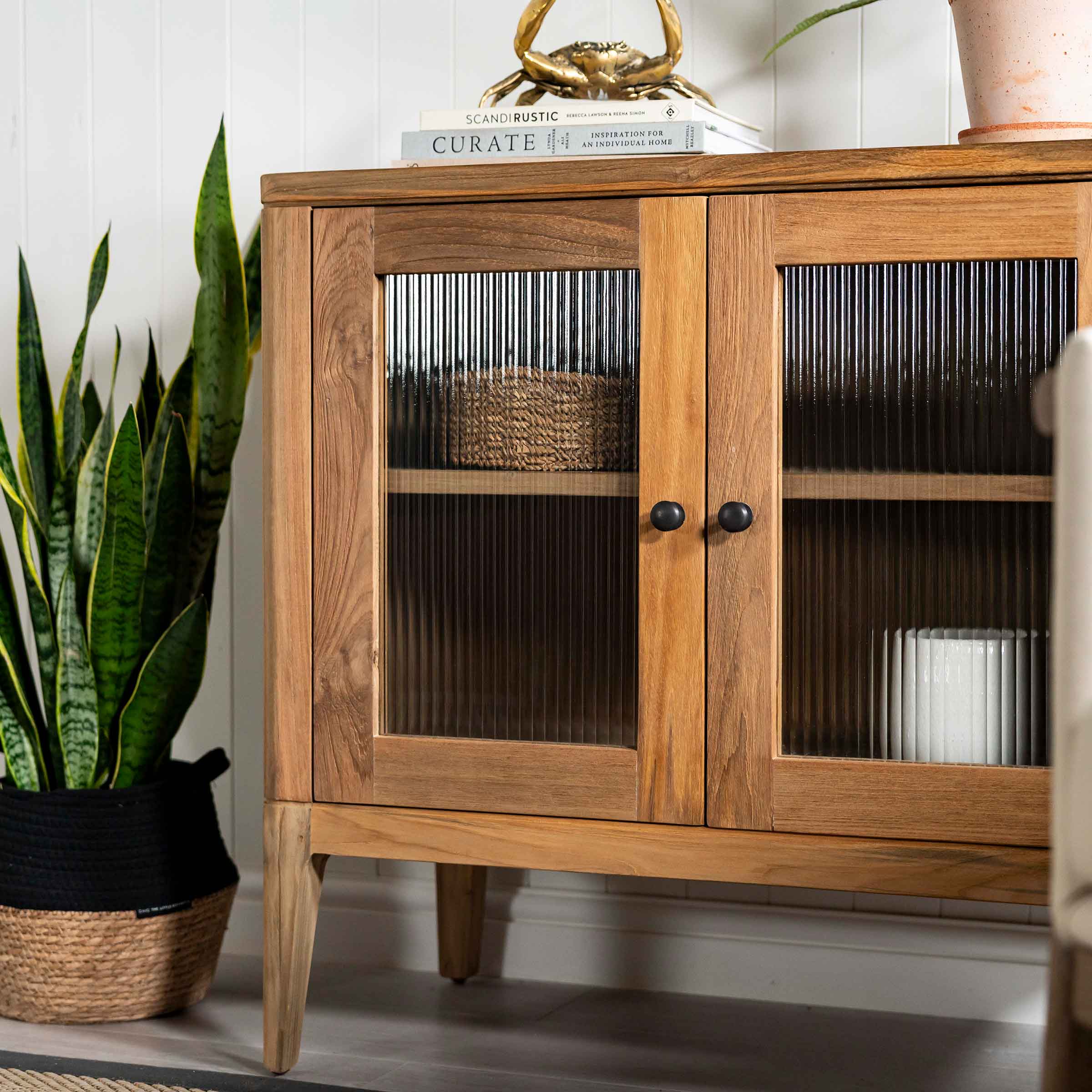 Arch Glass Cabinet | 2 Doors