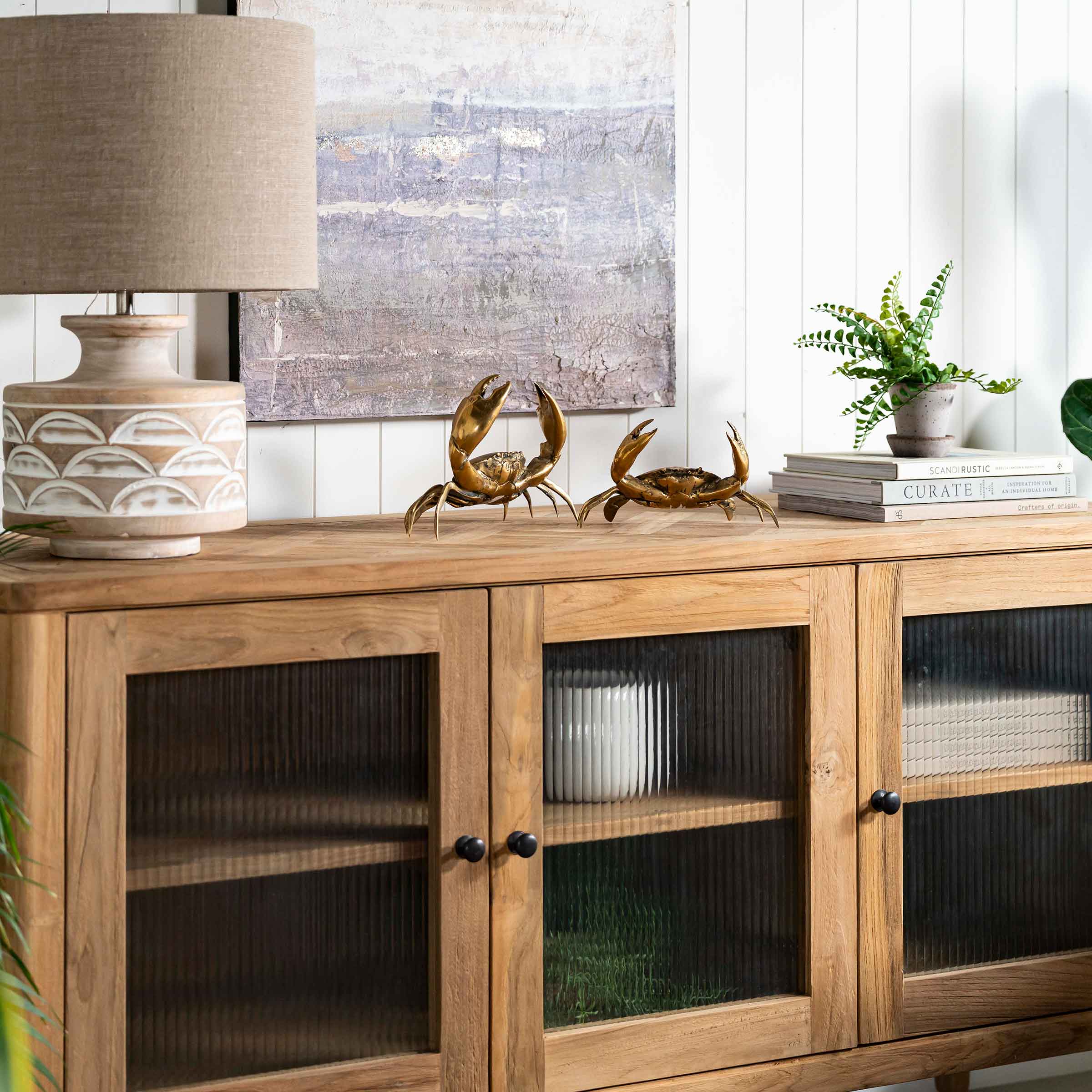 Arch Glass Sideboard | 3 Doors