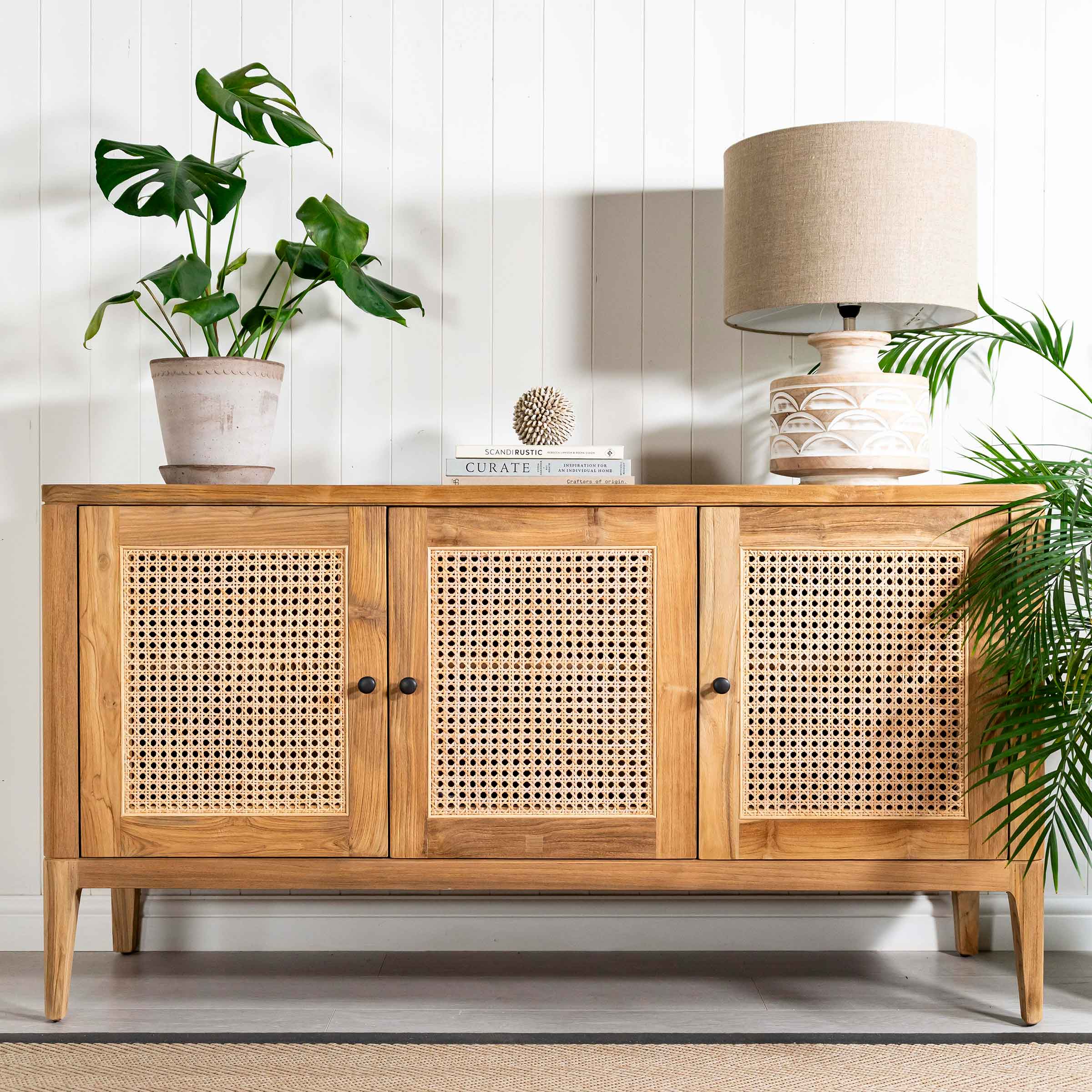 Arch Rattan Sideboard | 3 Door