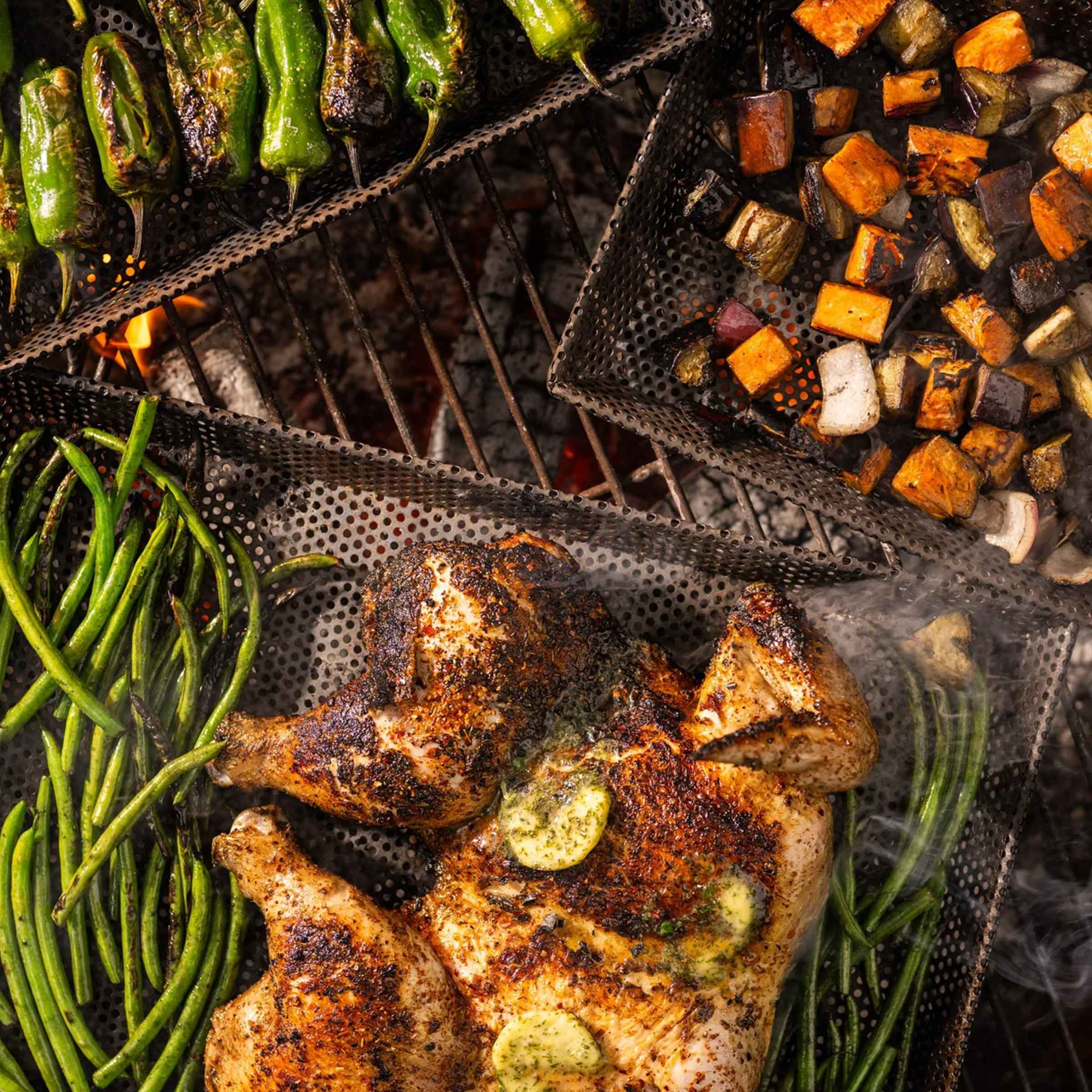 BBQ Grill Trays | Set of 3