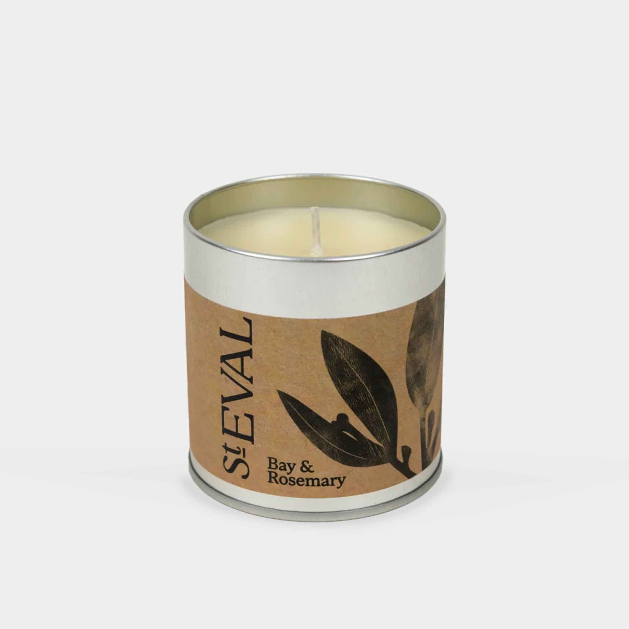Bay & Rosemary | Scented Tin Candle