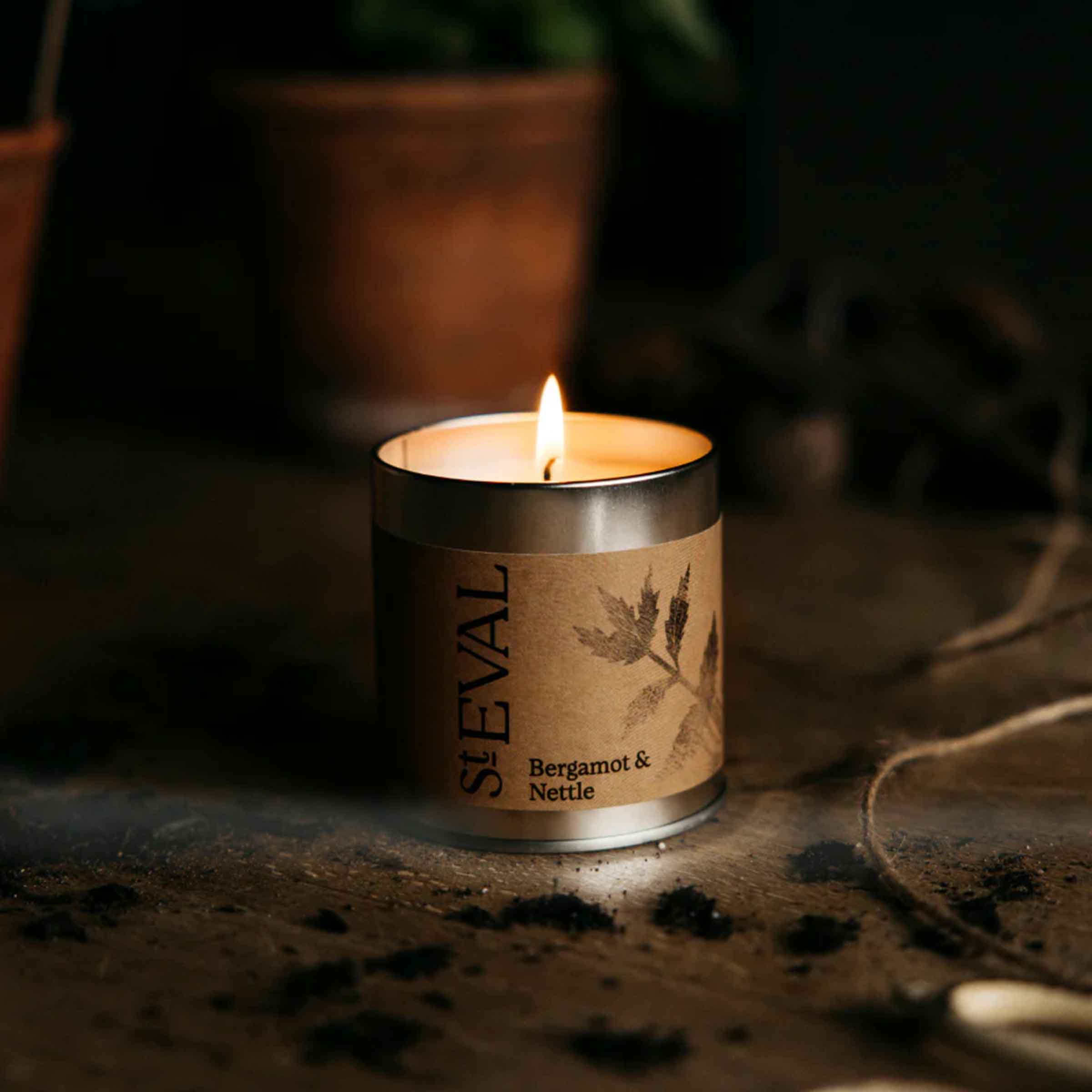 Bergamot & Nettle | Scented Tin Candle