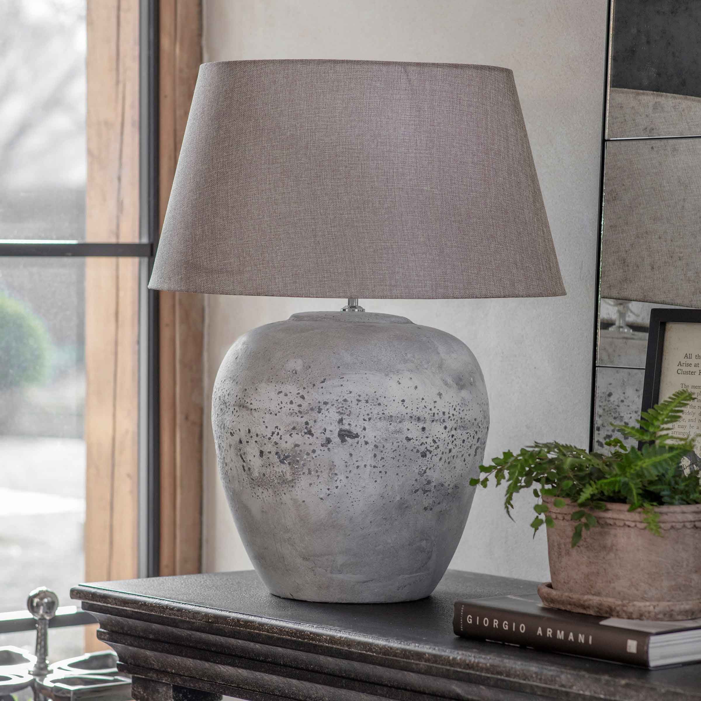 Birkdale Large Stone Lamp