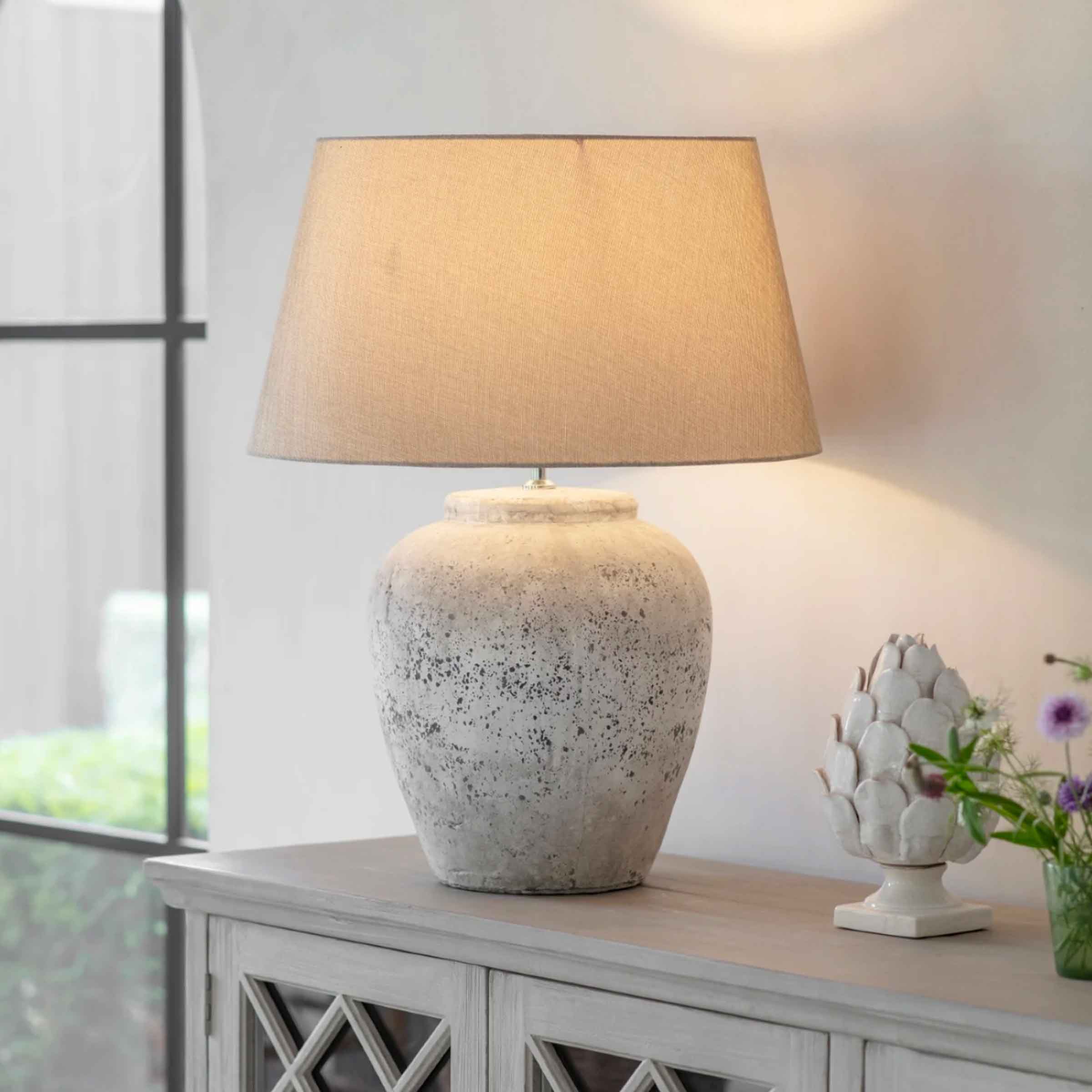 Birkdale Tall Stone Lamp