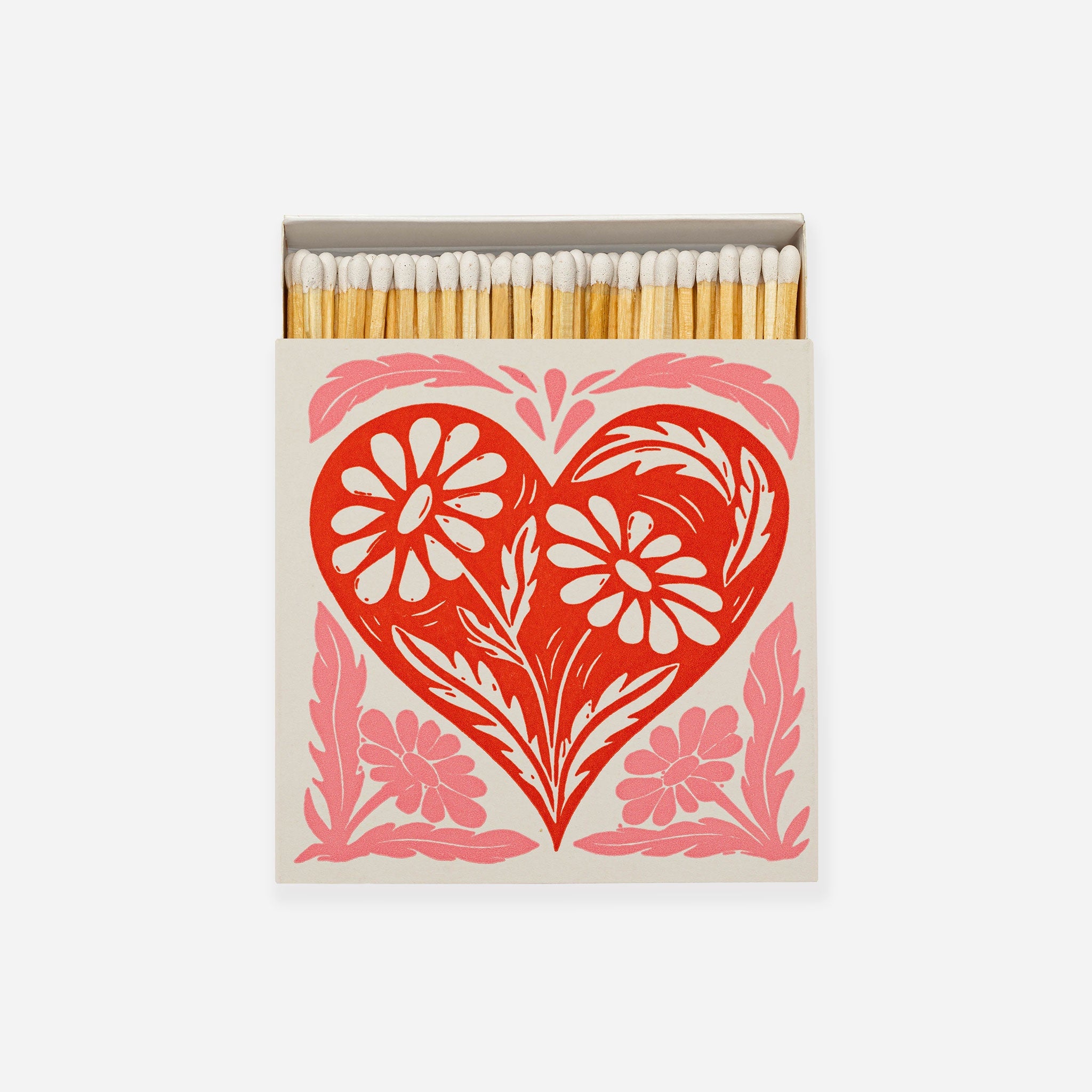 Botanical Heart Match Box