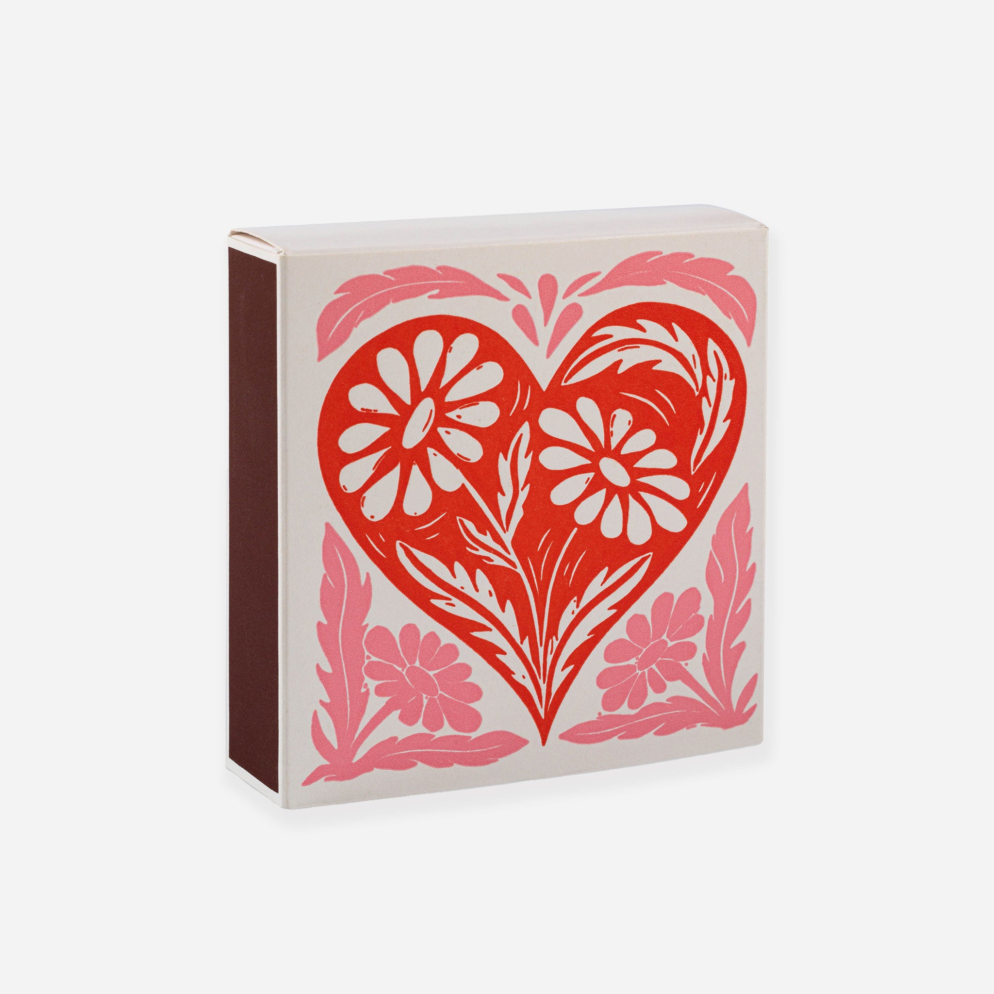 Botanical Heart Match Box