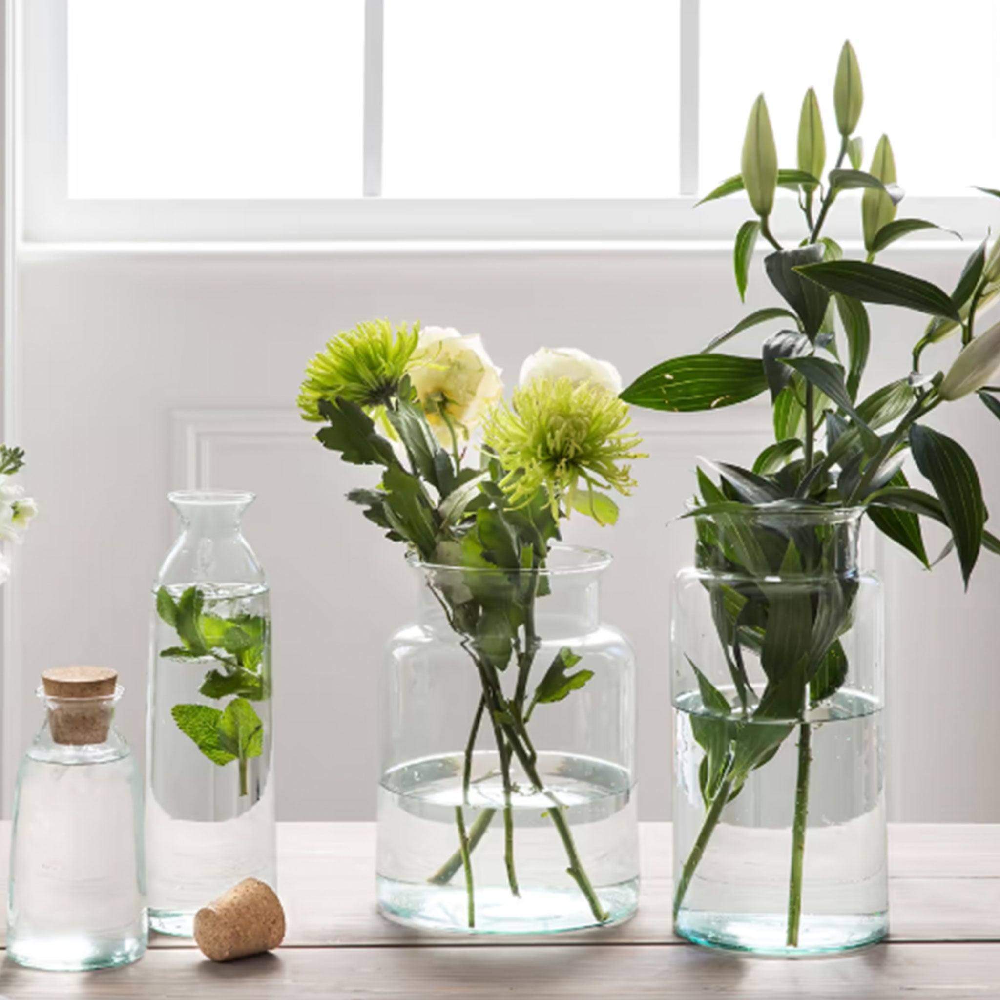 Broadwell Recycled Glass Vase | Medium