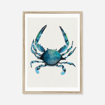 Crab Watercolour Shellfish Print