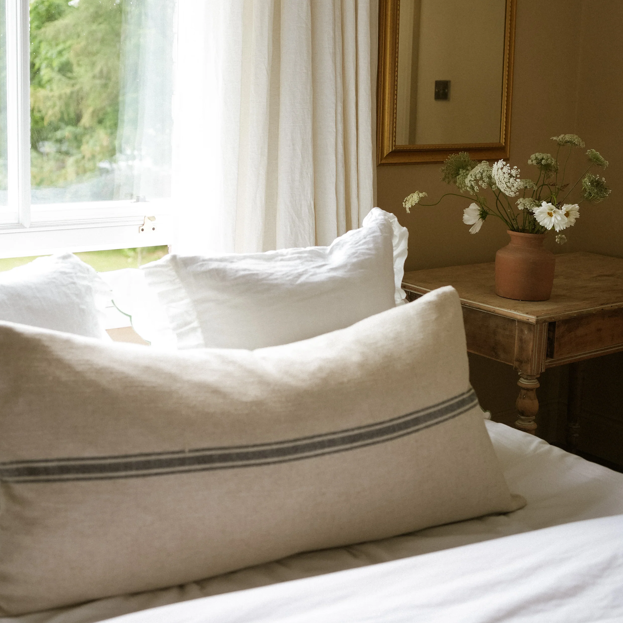 Carbis Bay Cushion | Blue | Triple Stripe