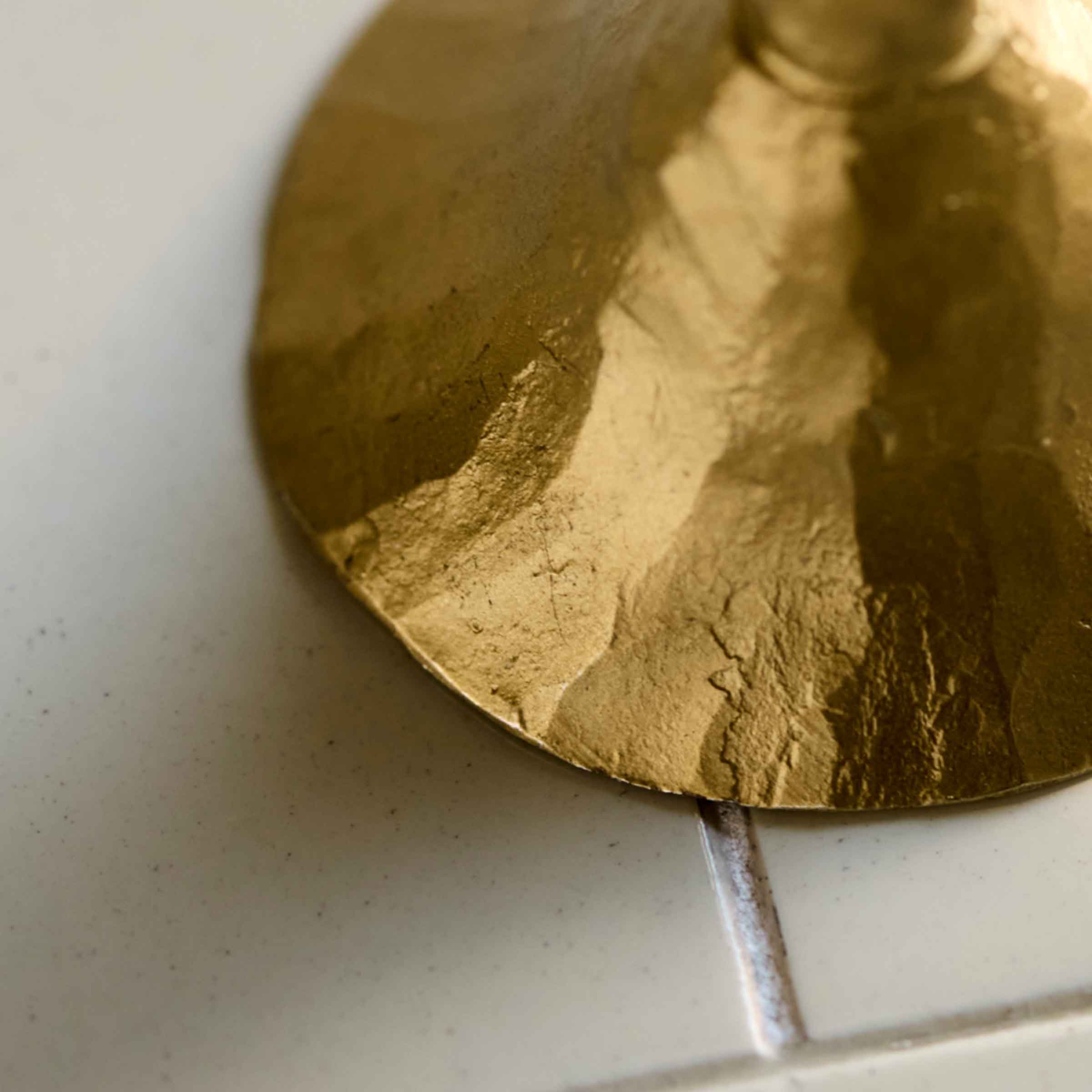 Castle Handmade Brass Candle Holders - Set of 3
