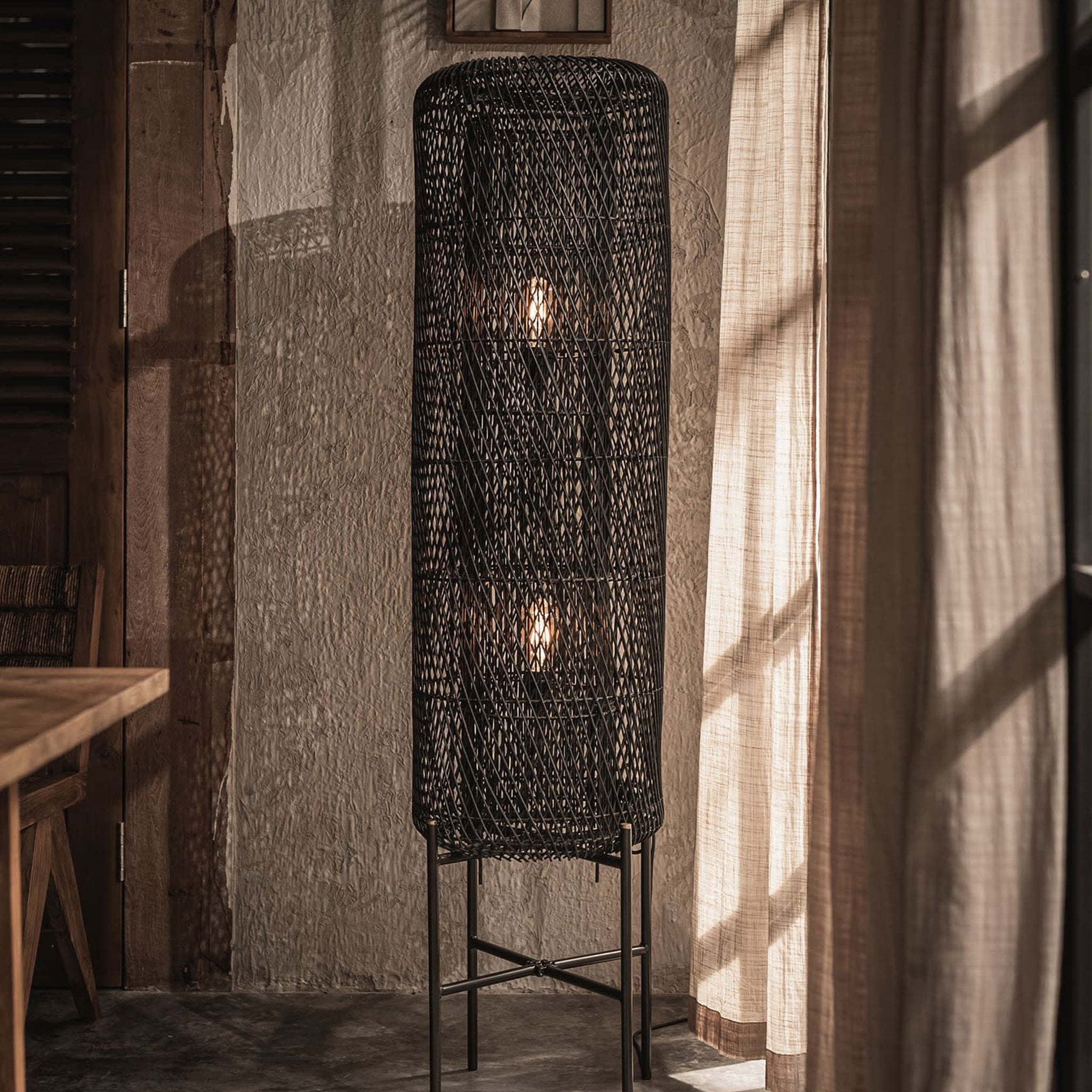 Chunk Standing Lamp Charcoal