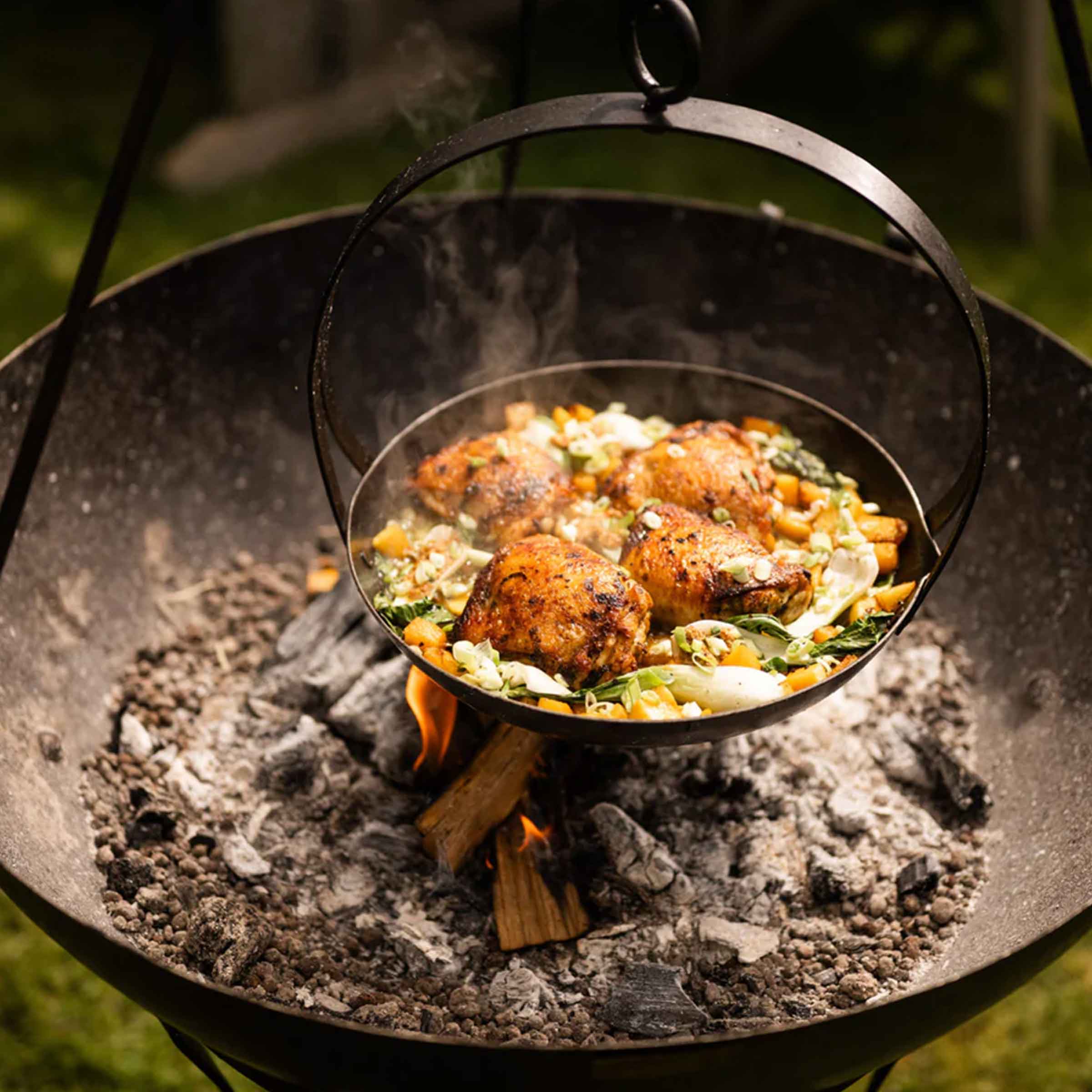 Cooking Tripod with Chain to fit 70/80cm Kadai BBQ