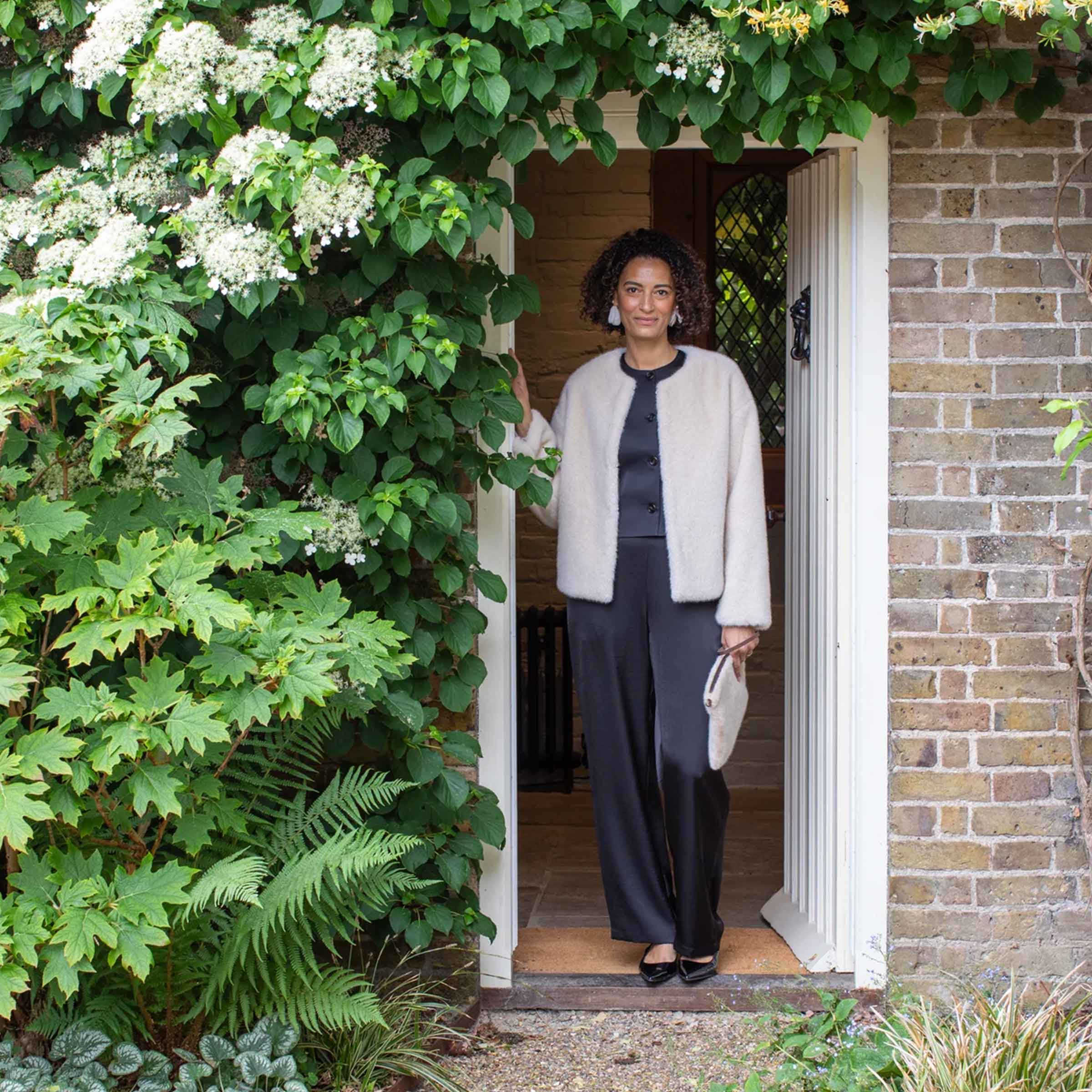 Delilah Coat | Bone White