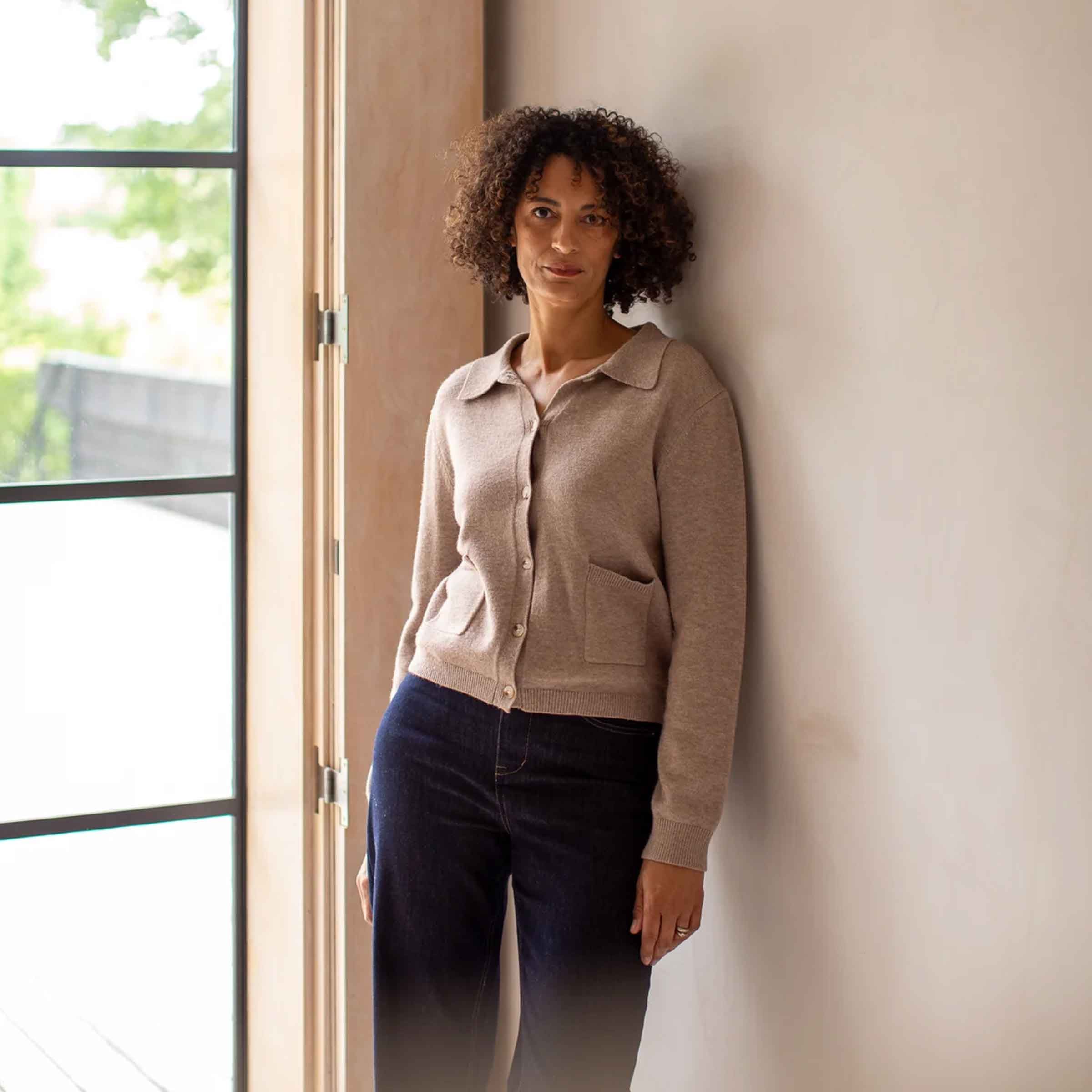 Eden Cardigan | Light Biscuit