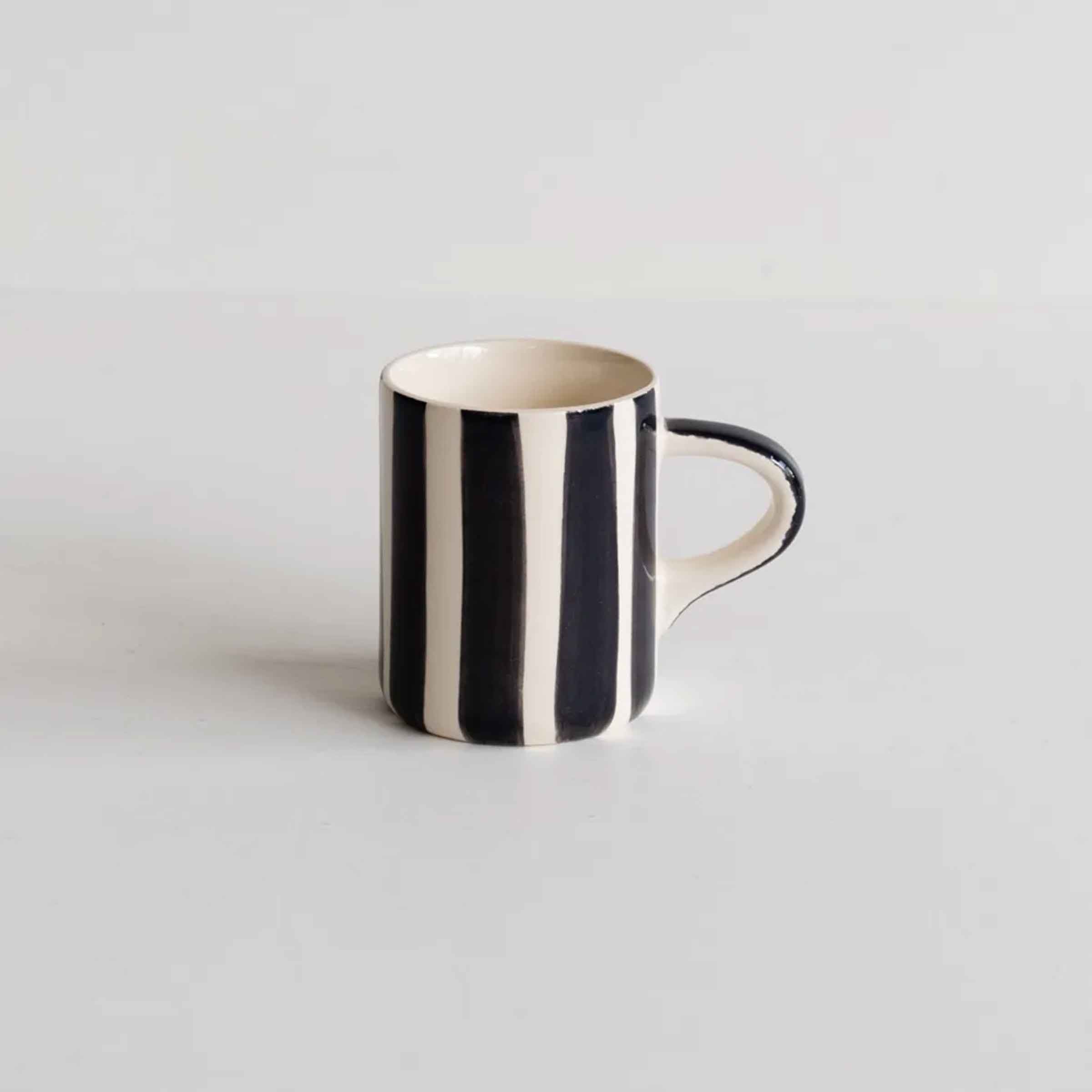 Musango Candy Stripe Espresso Cup | Graphite