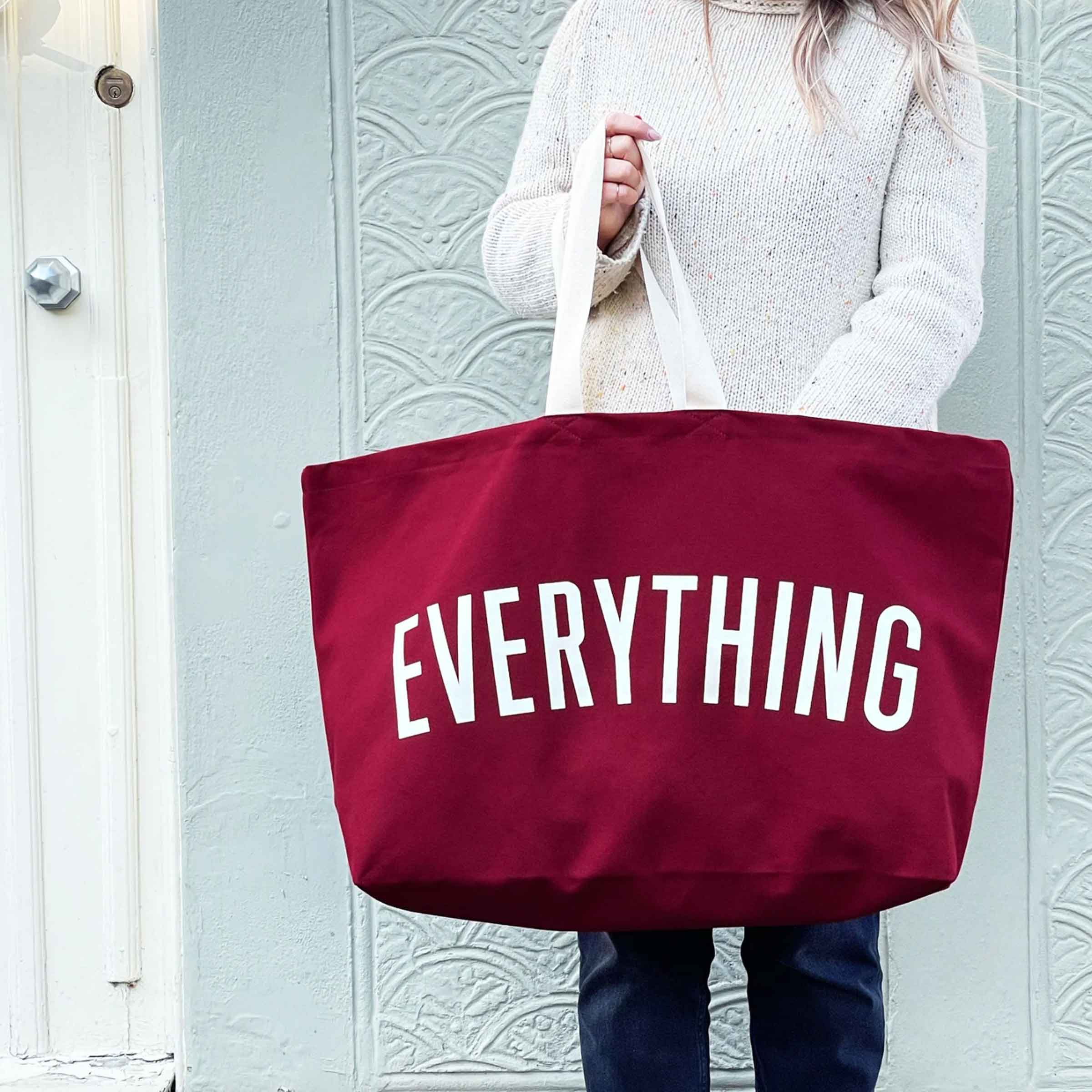 Everything | Really Big Bag | Burgundy