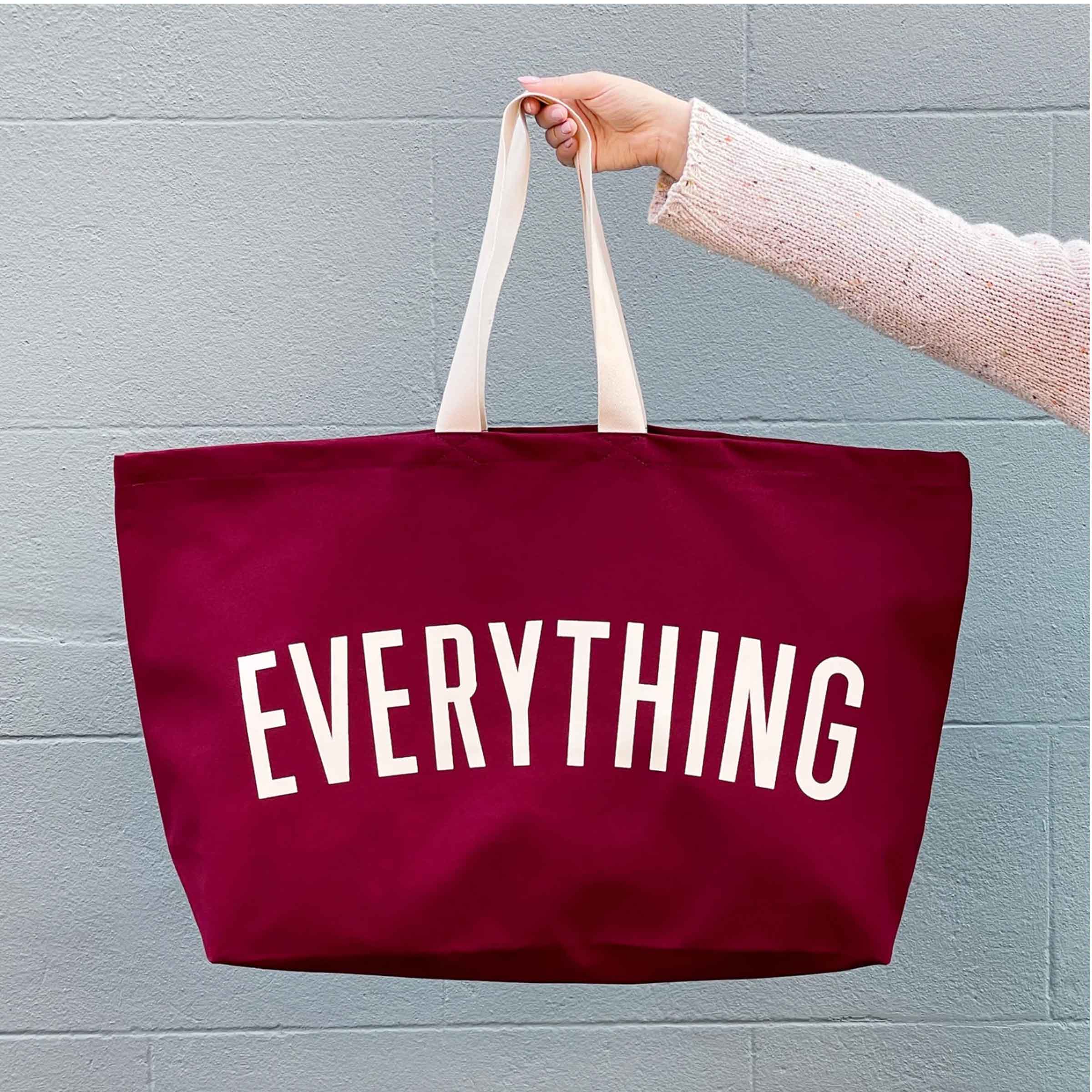 Everything | Really Big Bag | Burgundy