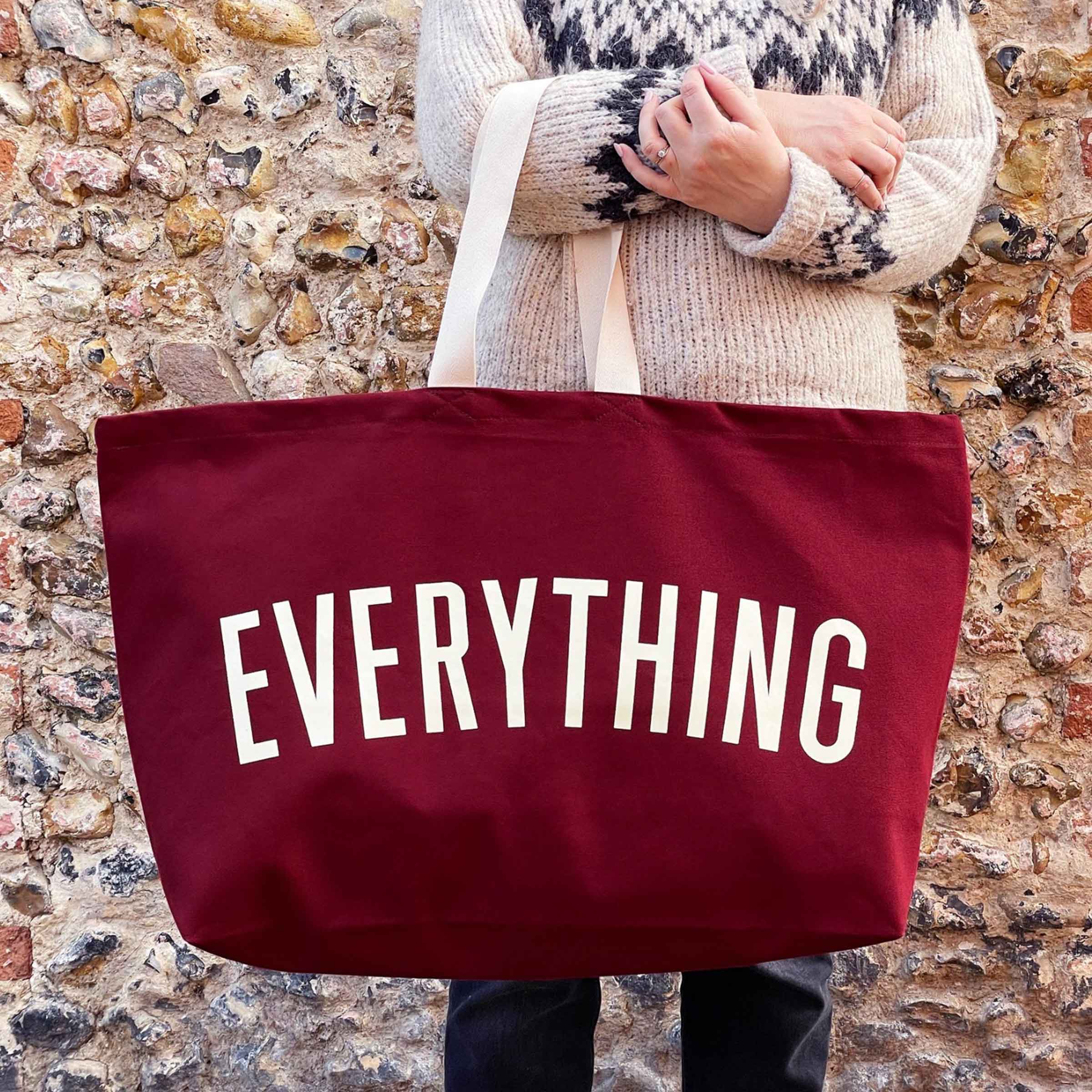 Everything | Really Big Bag | Burgundy