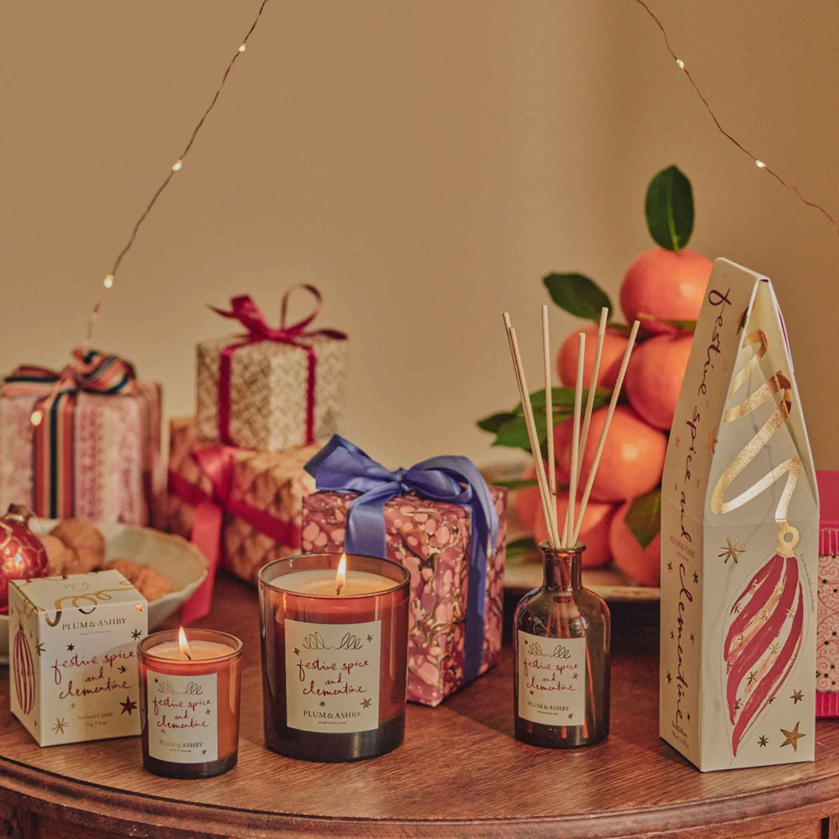 Festive Spice & Clementine Votive Candle