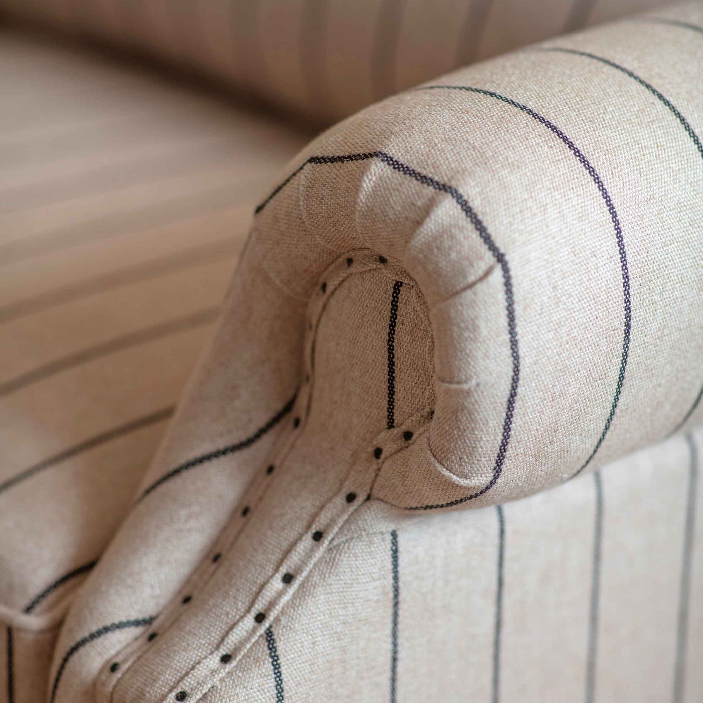 Flores Striped Loveseat