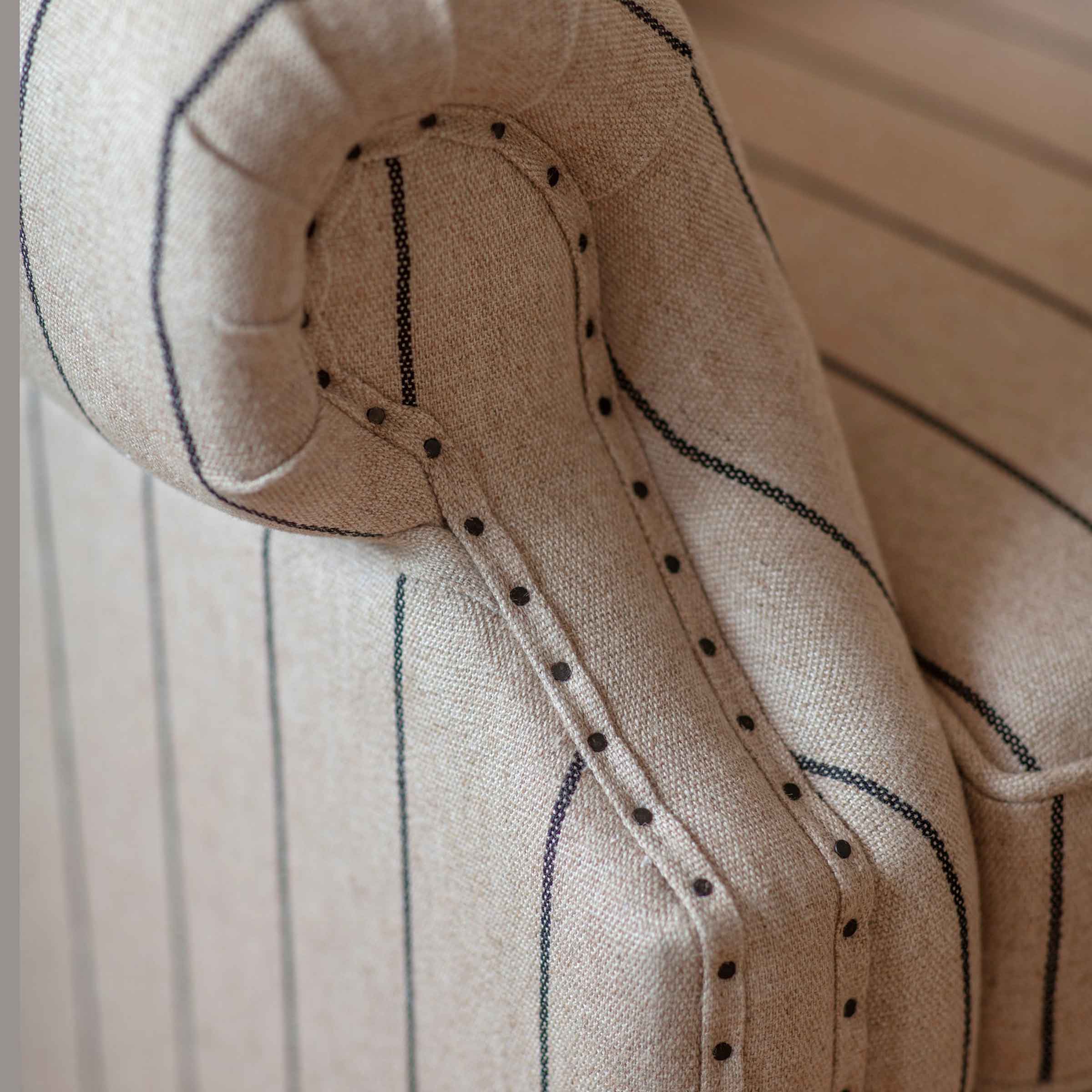 Flores Striped Loveseat