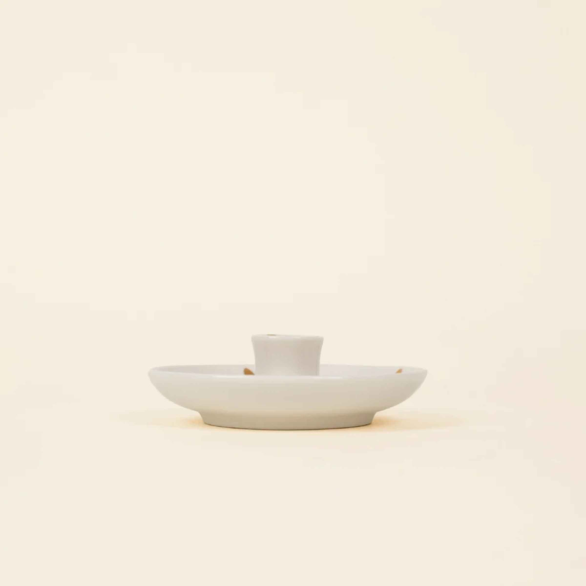 Gold Brushmarks Candle Holder