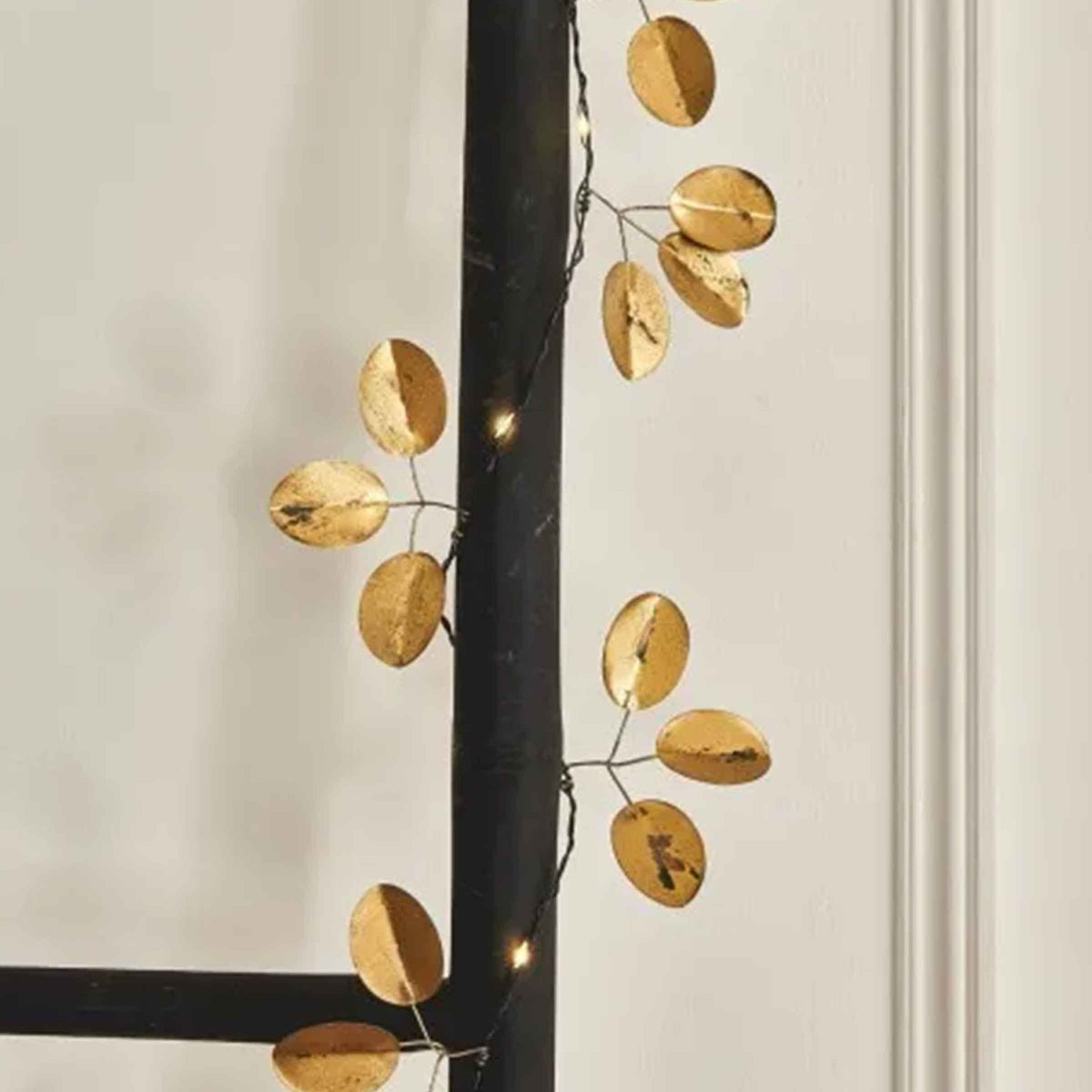 Gold Eucalyptus Light Up Garland