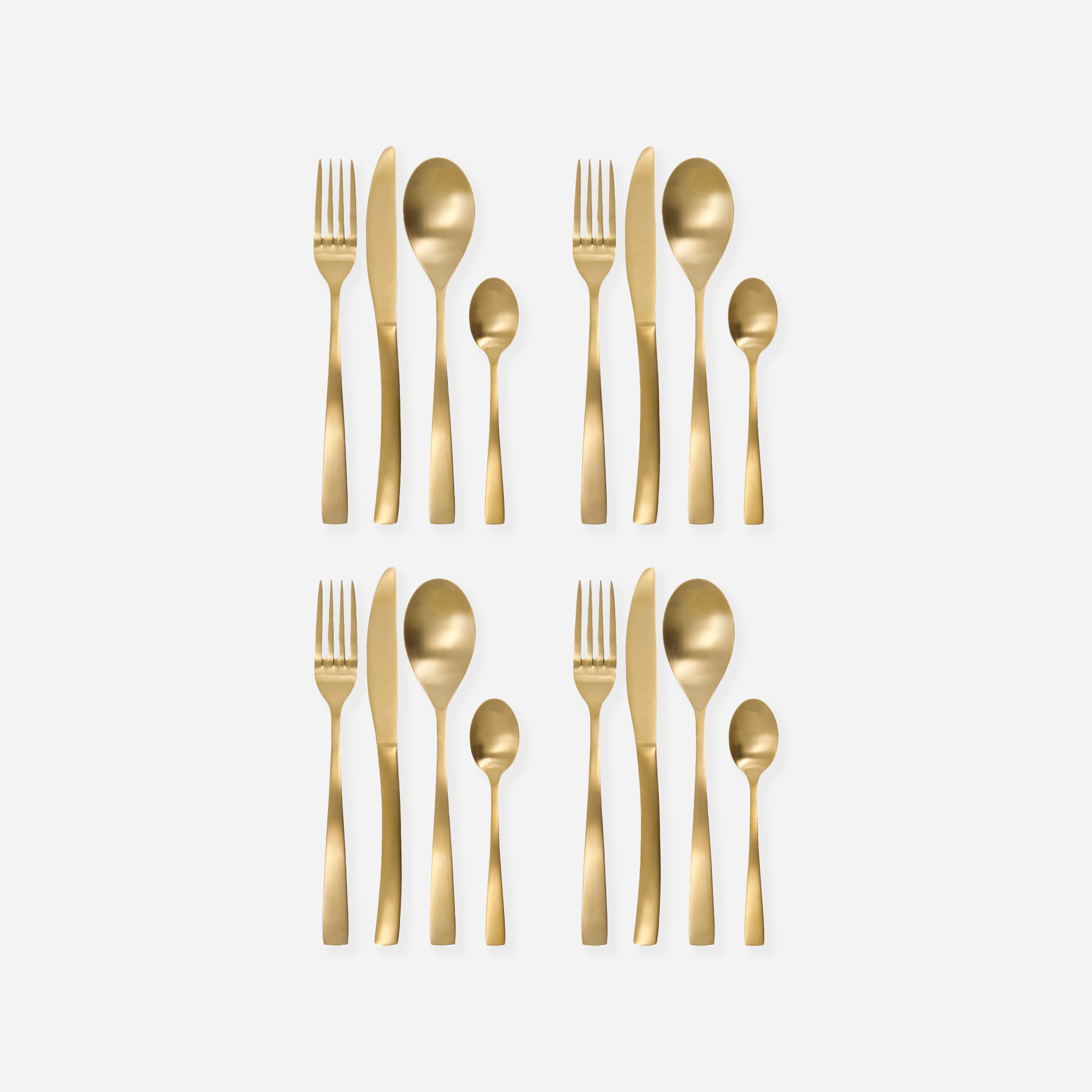 Golden Cutlery Set