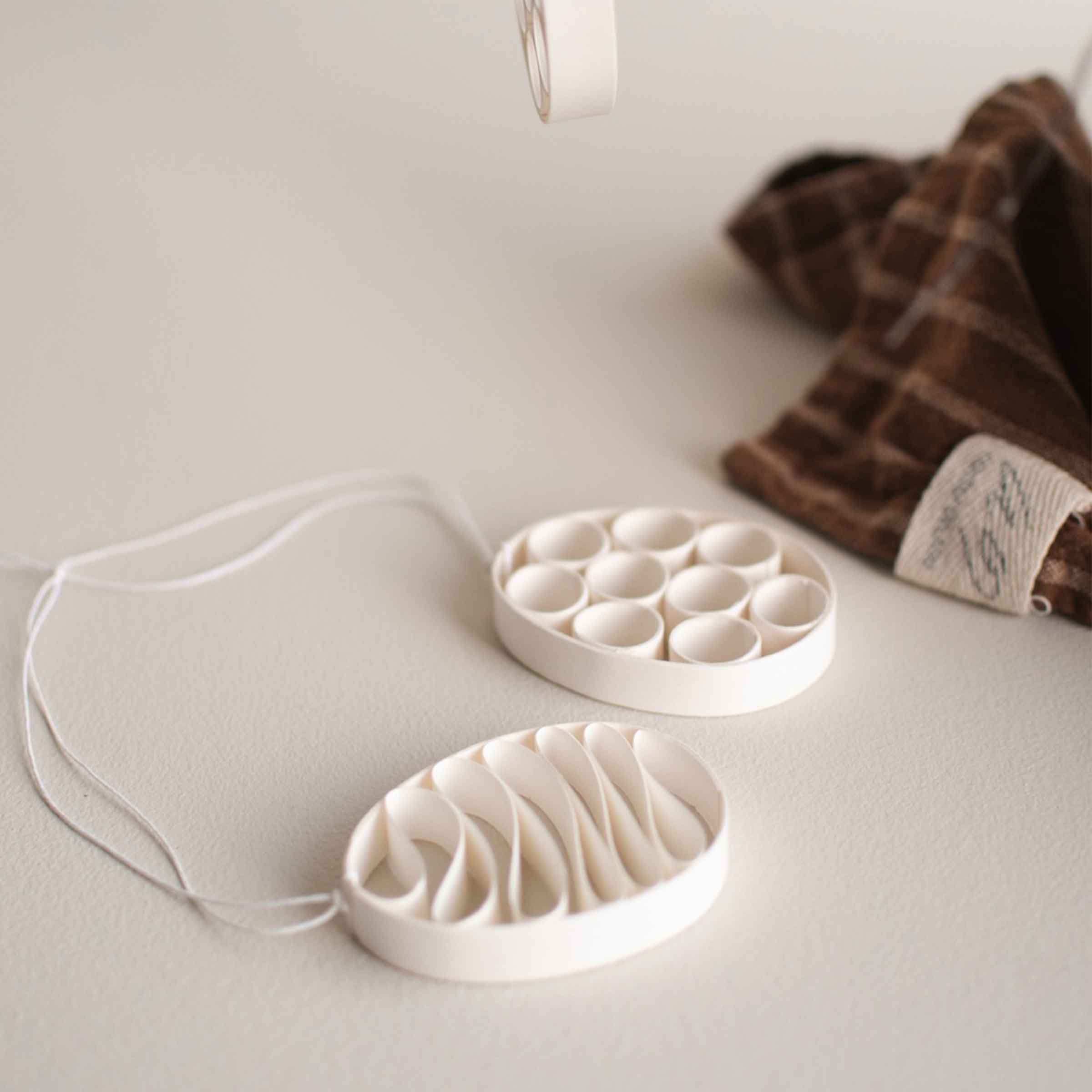 Handmade Paper Hanging Easter Egg | Wave