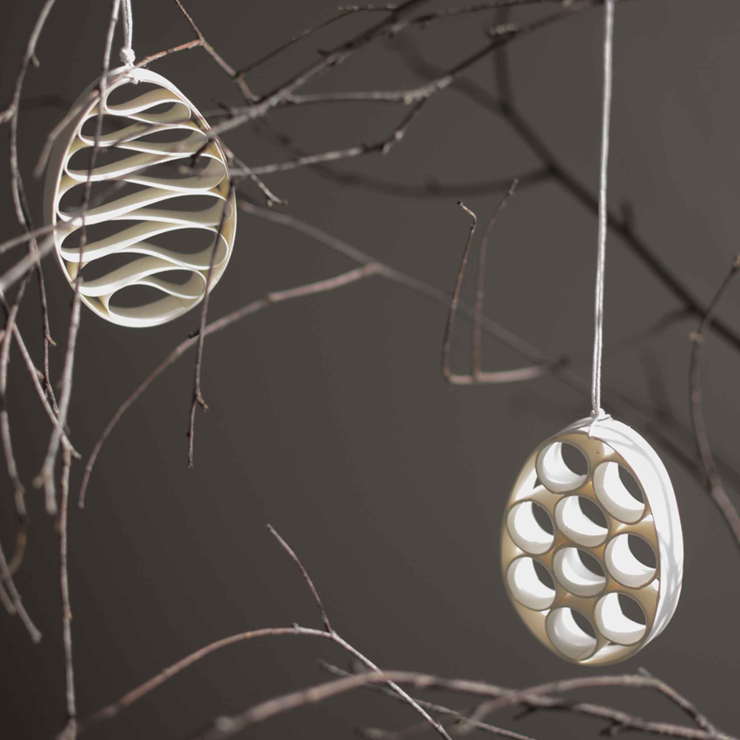 Handmade Paper Hanging Easter Egg | Wave