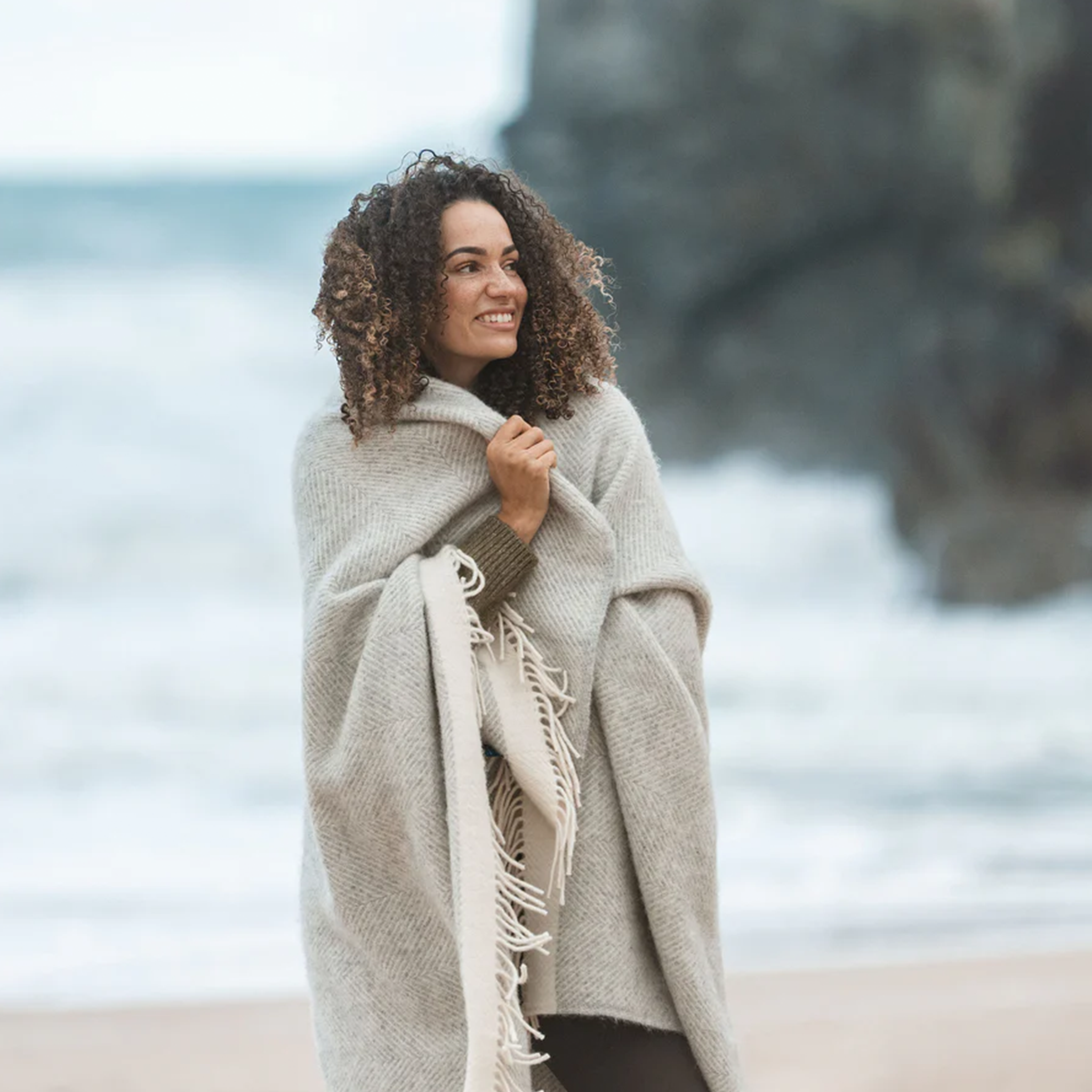 Herringbone Wool Blanket