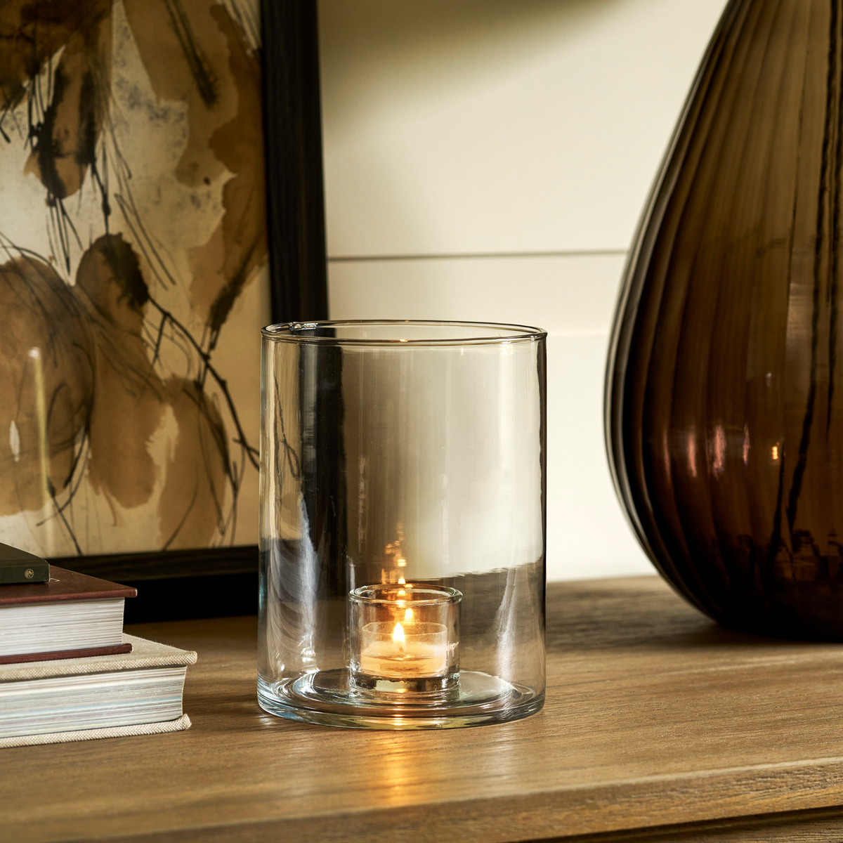 Highbury Recycled Glass Tealight Holder | Large