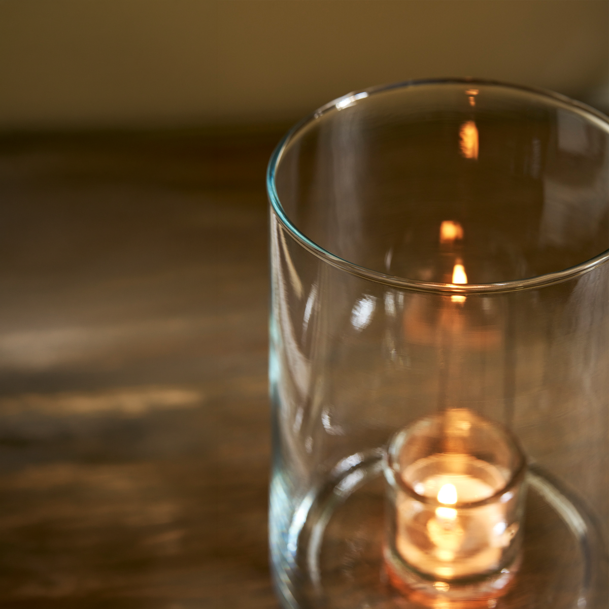 Highbury Recycled Glass Tealight Holder | Large