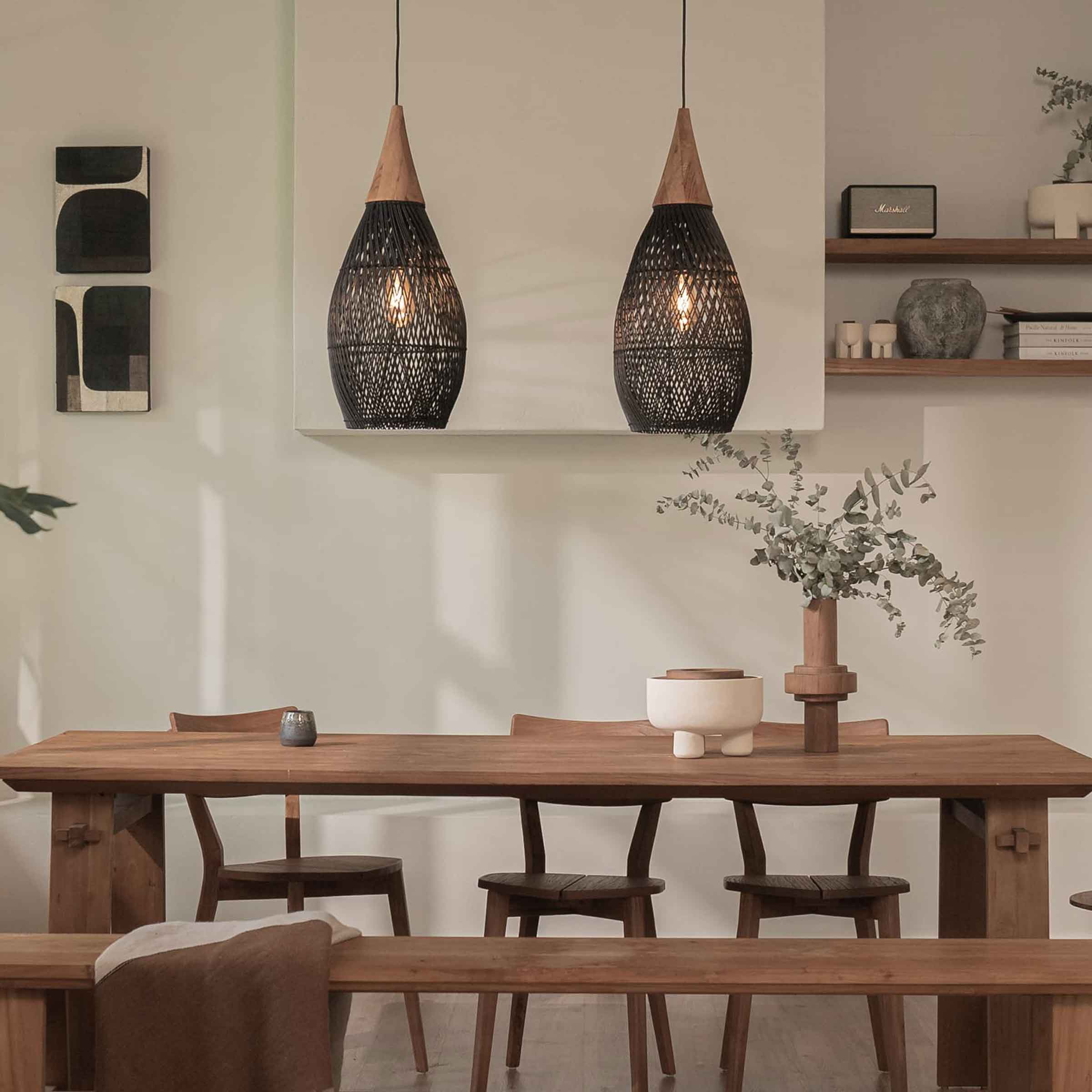 Horn Lamp | Charcoal