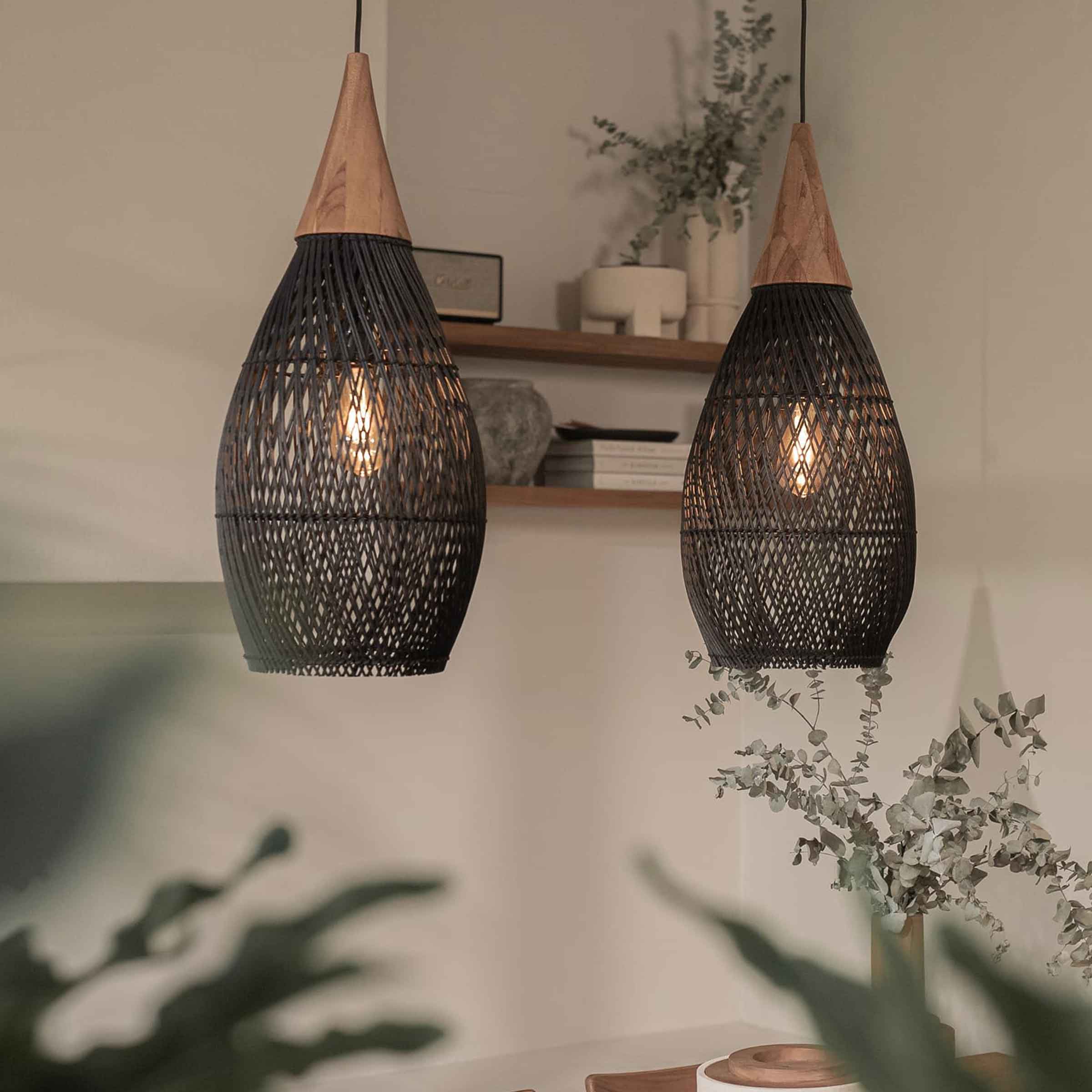 Horn Lamp | Charcoal