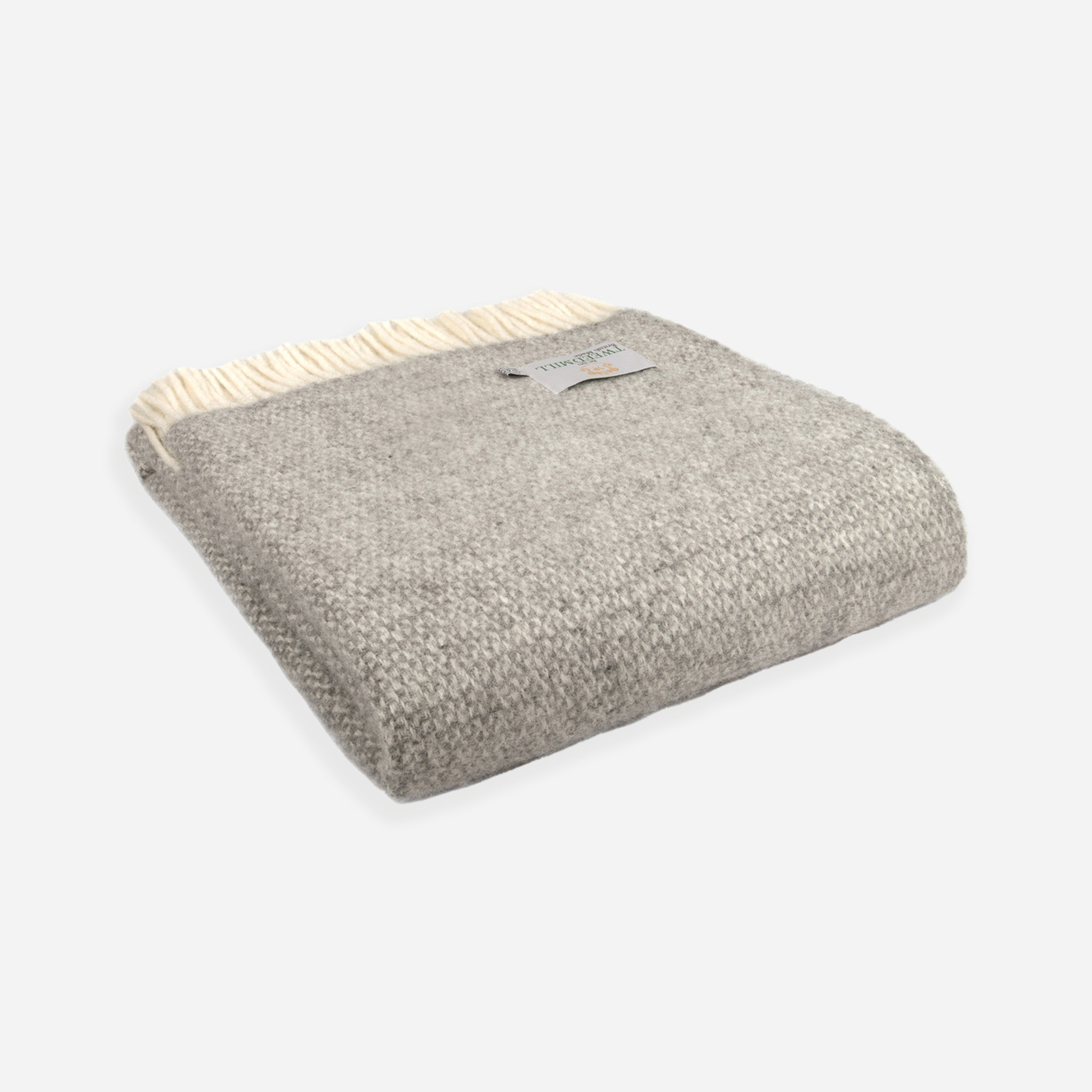 Pure New Wool Throw | Illusion | Grey