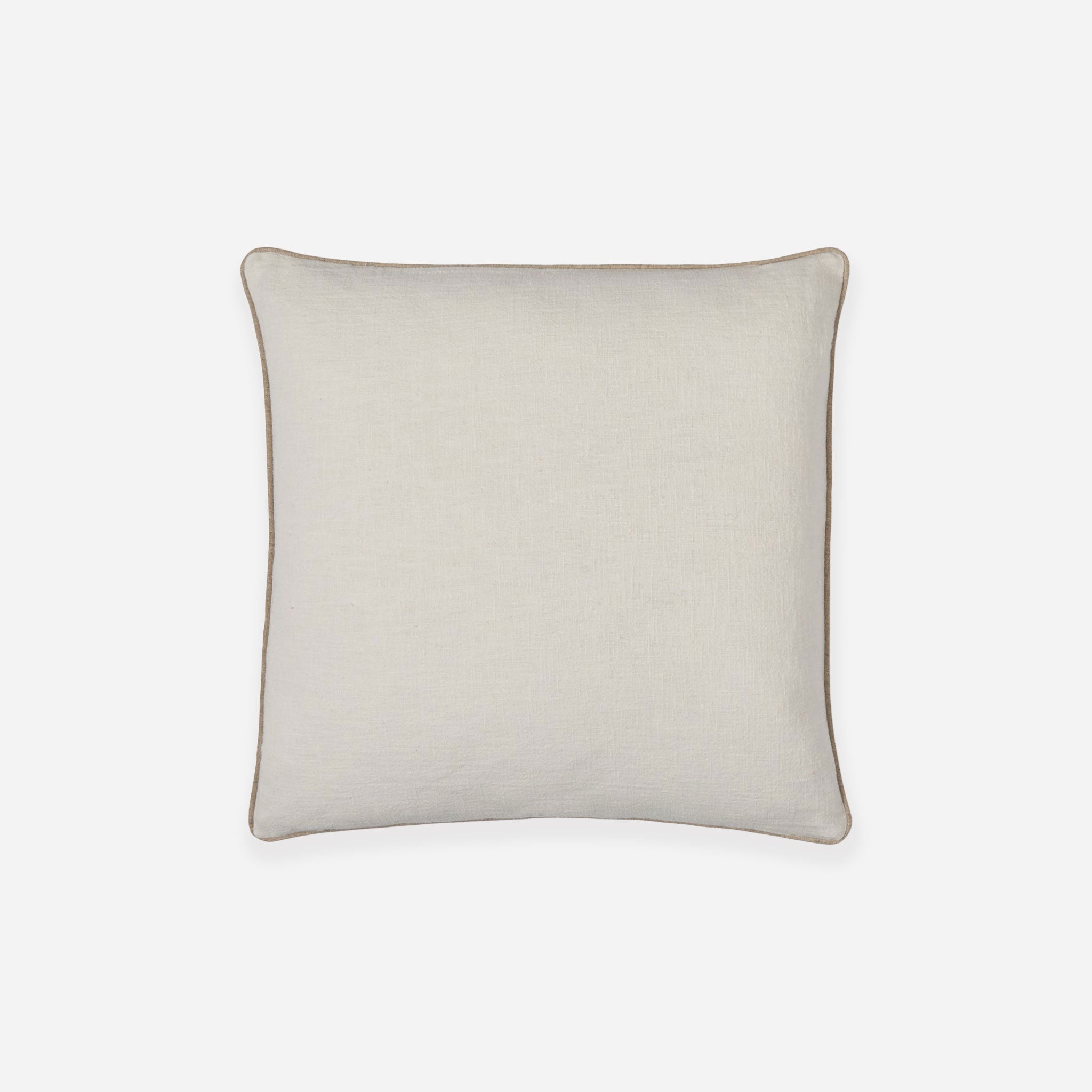 Jasper Square Cushion | Ramie Cotton | Off White/Natural