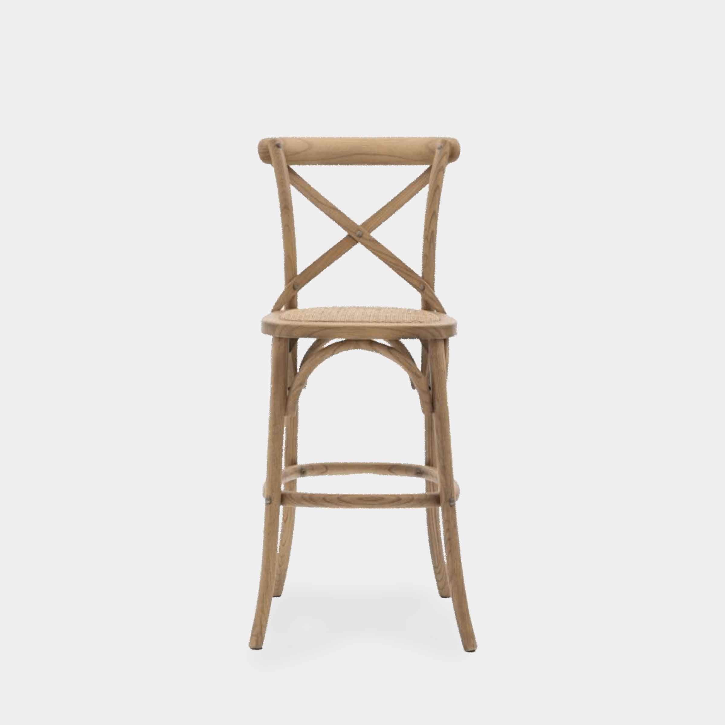 Jember French Bistro Bar Stool | Natural