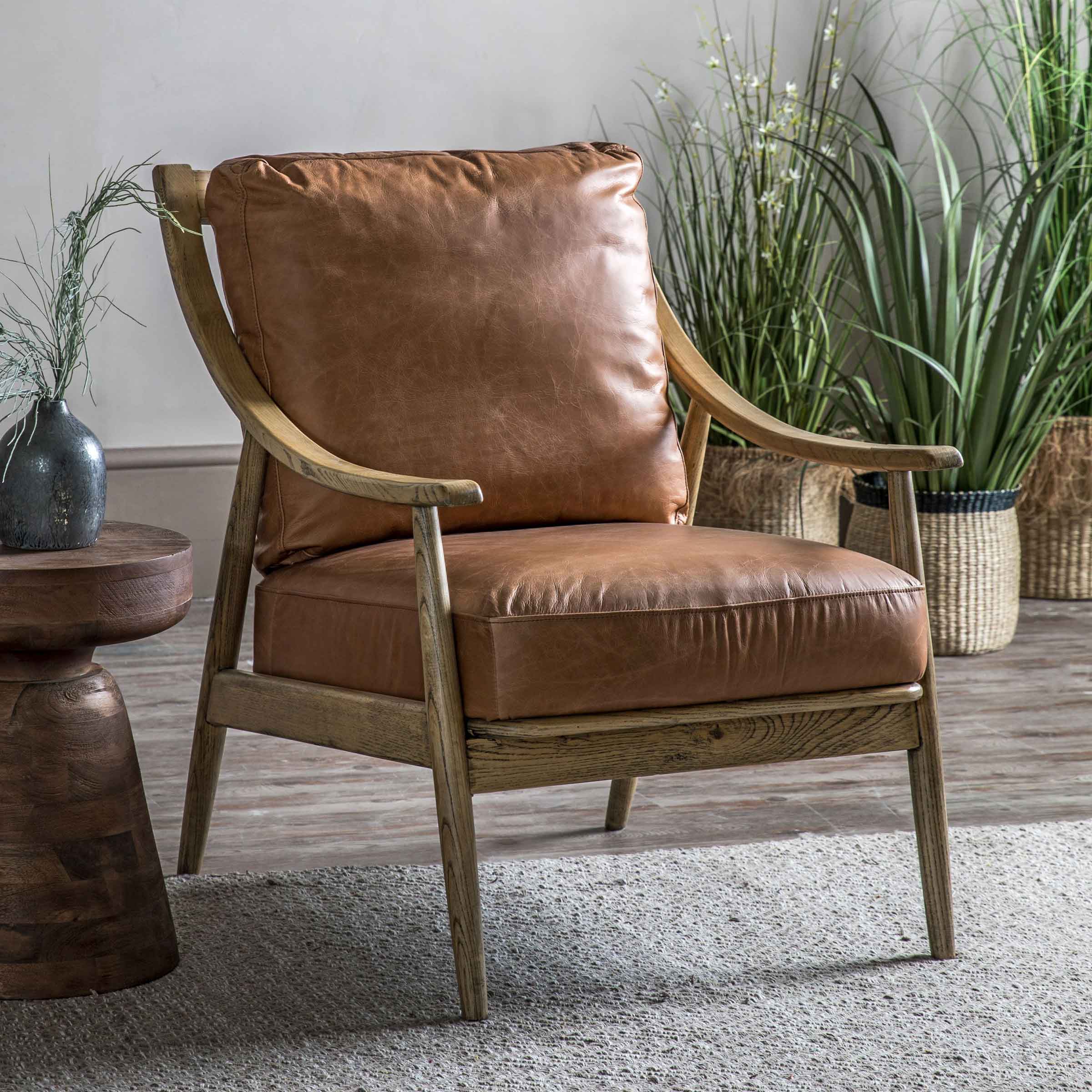 Kediri Leather Armchair