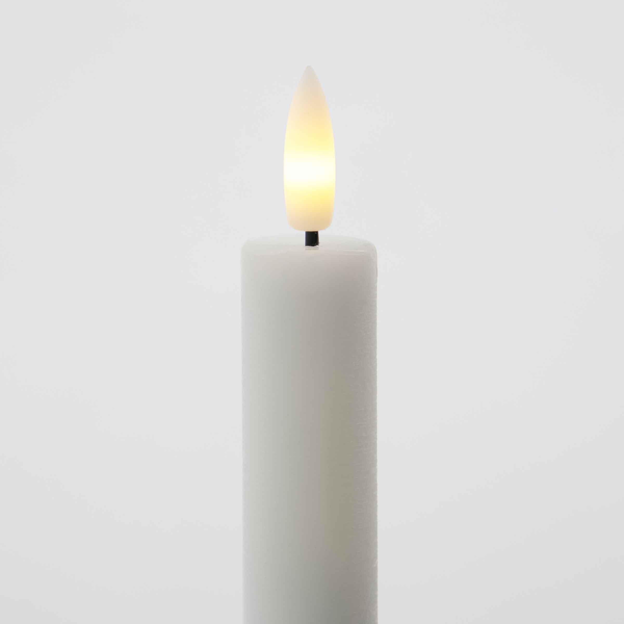 LED White Candles Tall | Set of 2