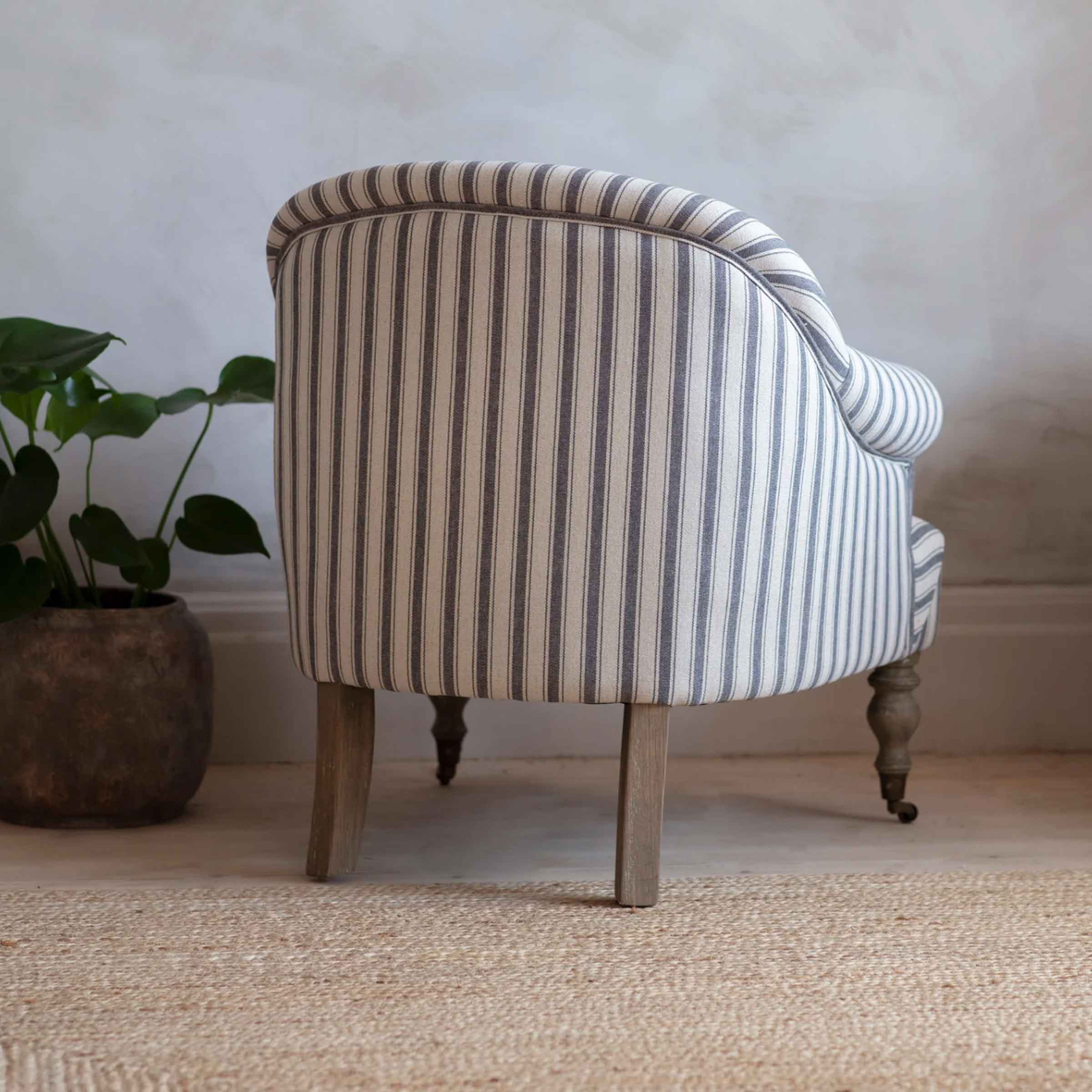 Lape Striped Occasional Chair