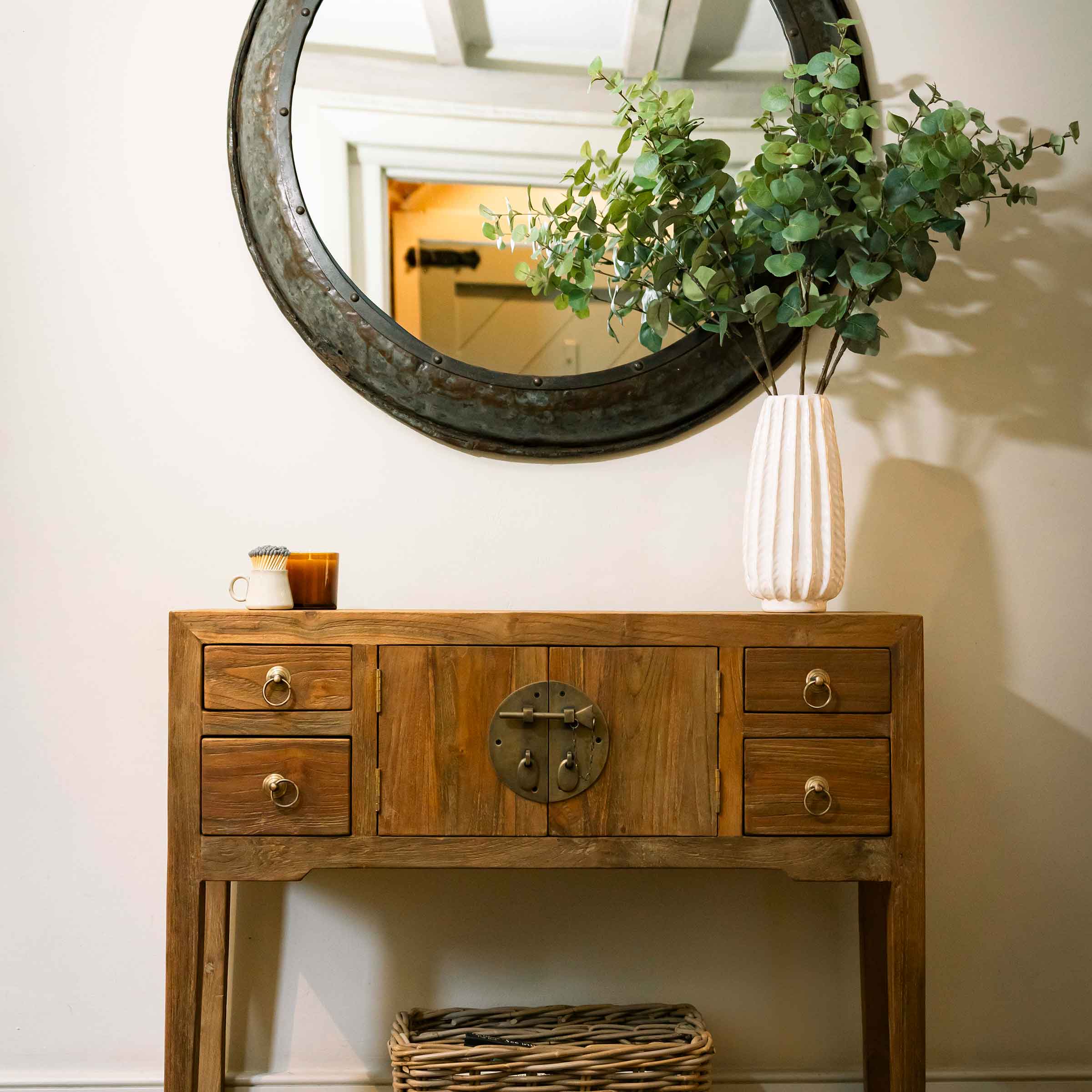Leno Reclaimed Teak Console